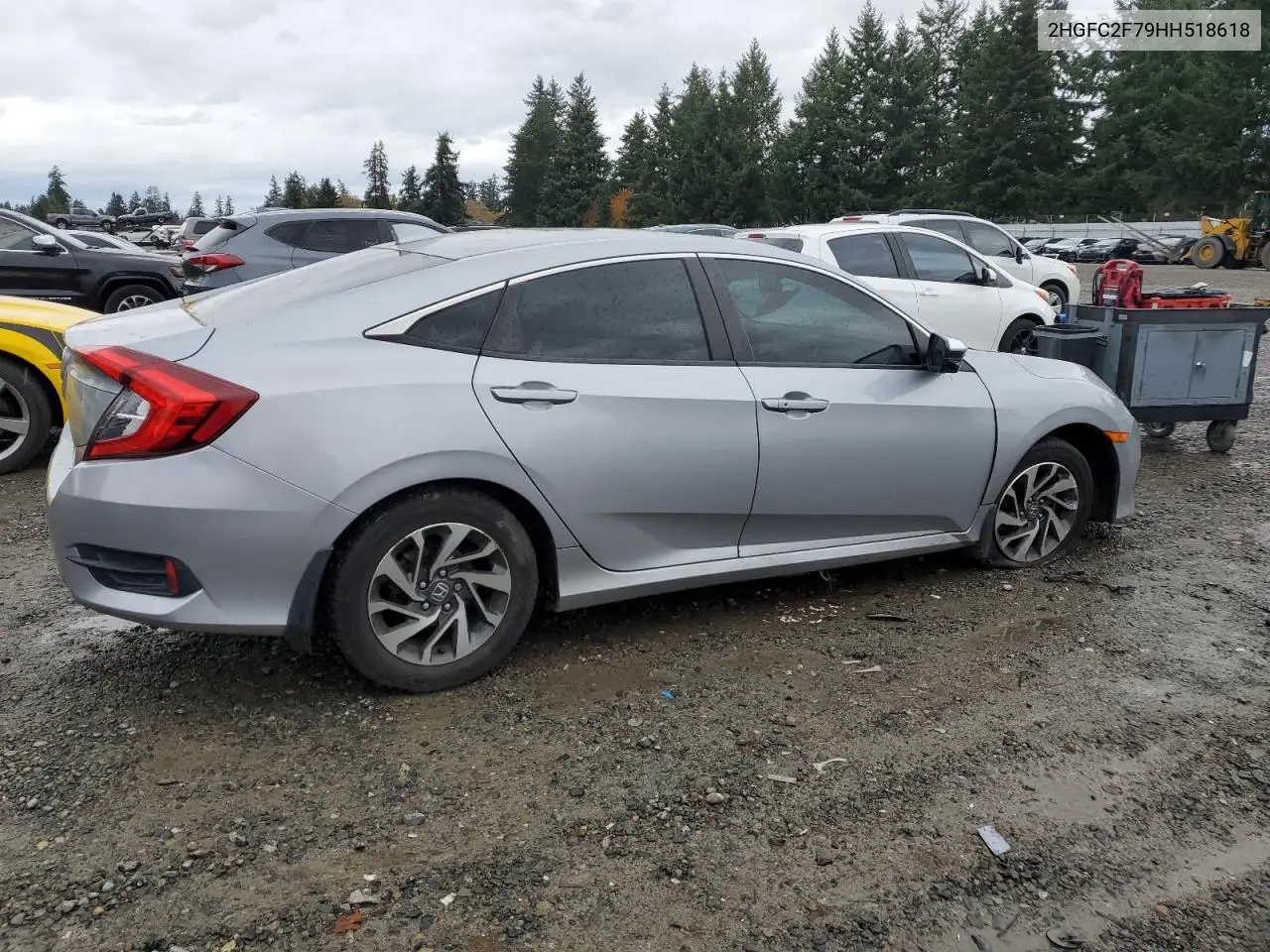 2HGFC2F79HH518618 2017 Honda Civic Ex