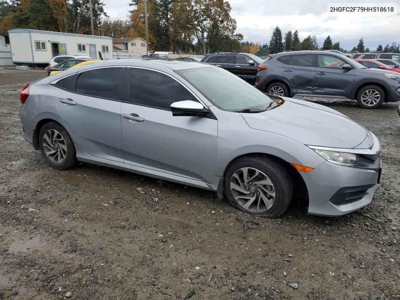 2HGFC2F79HH518618 2017 Honda Civic Ex