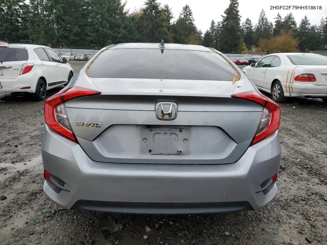 2HGFC2F79HH518618 2017 Honda Civic Ex