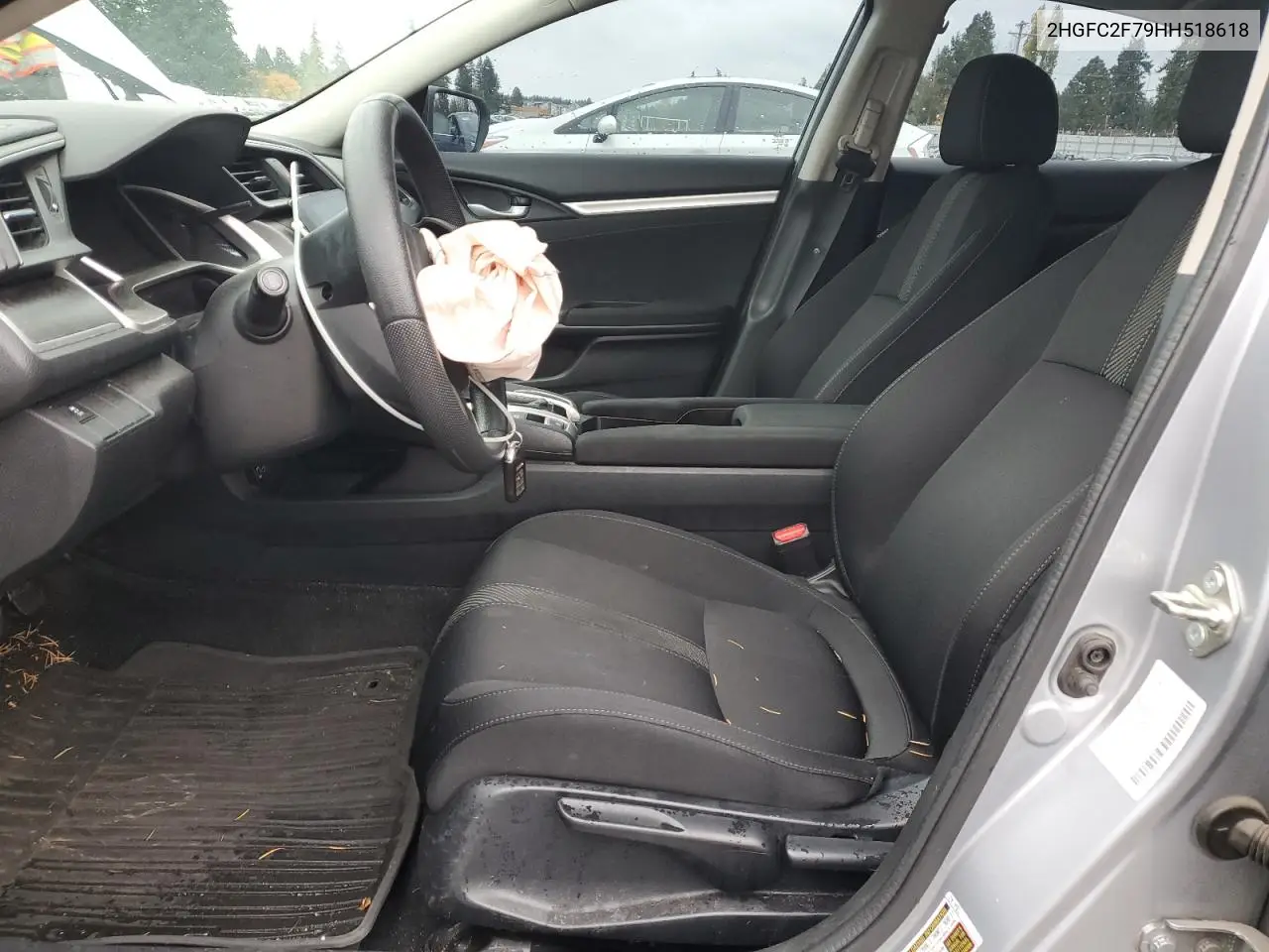 2HGFC2F79HH518618 2017 Honda Civic Ex