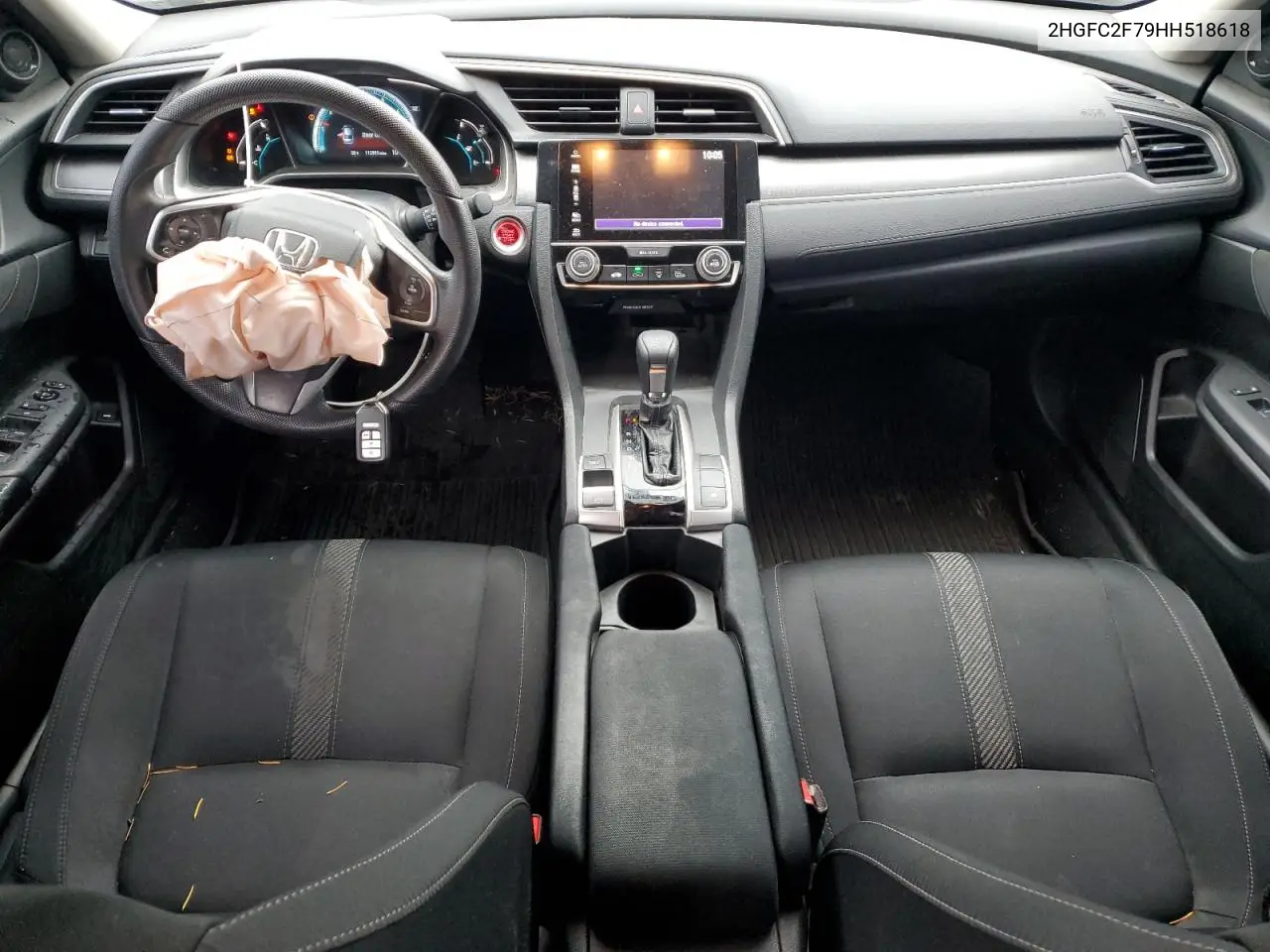2HGFC2F79HH518618 2017 Honda Civic Ex