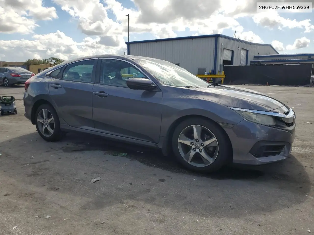 2HGFC2F59HH569339 2017 Honda Civic Lx