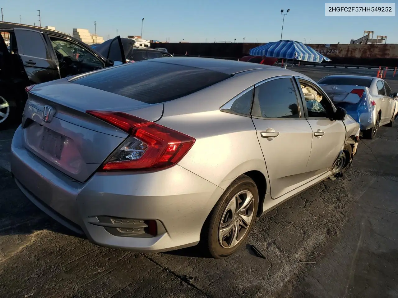 2HGFC2F57HH549252 2017 Honda Civic Lx