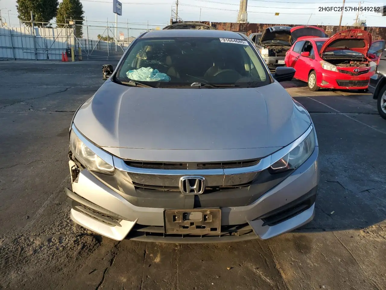 2HGFC2F57HH549252 2017 Honda Civic Lx