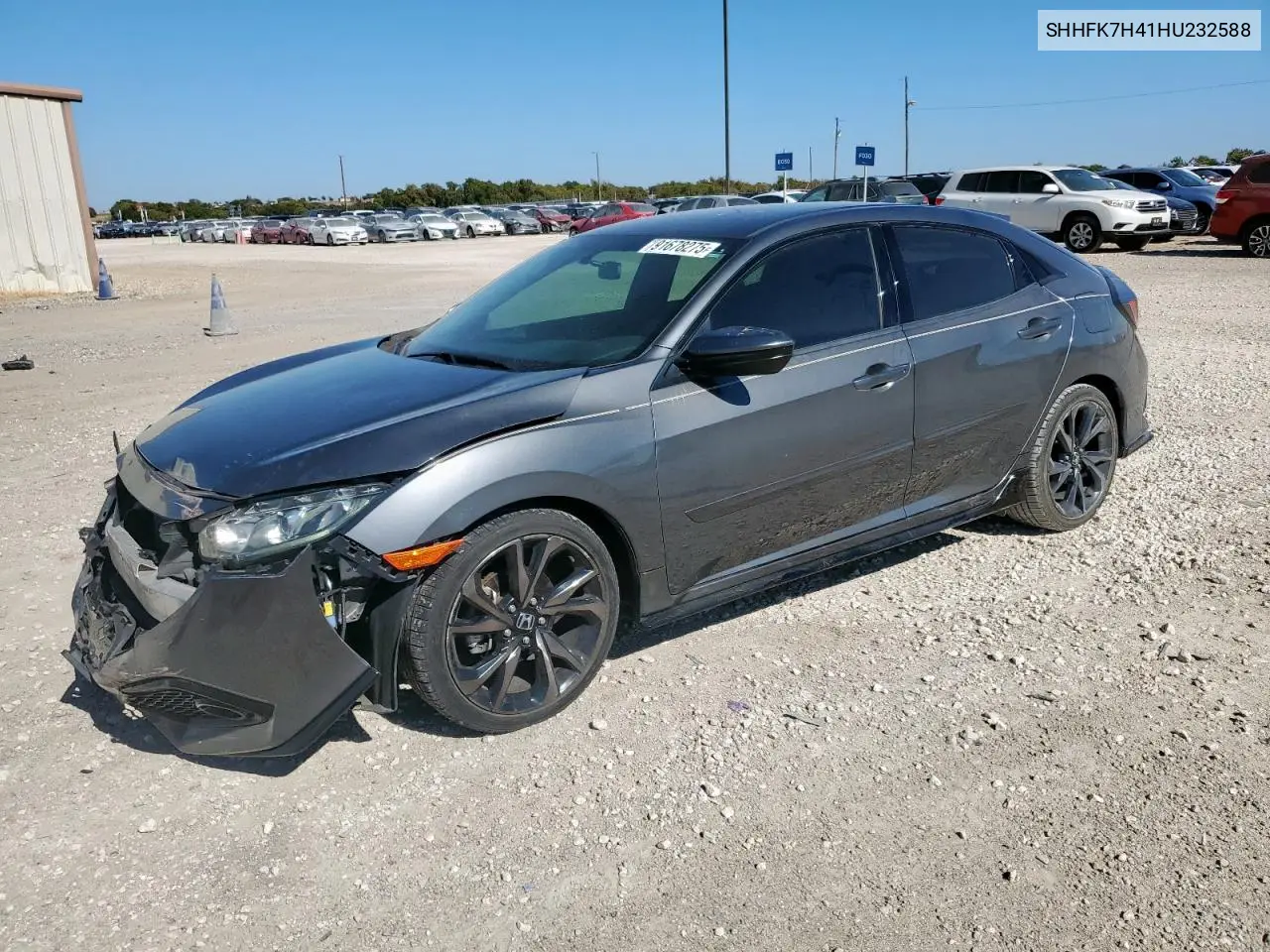 SHHFK7H41HU232588 2017 Honda Civic Sport