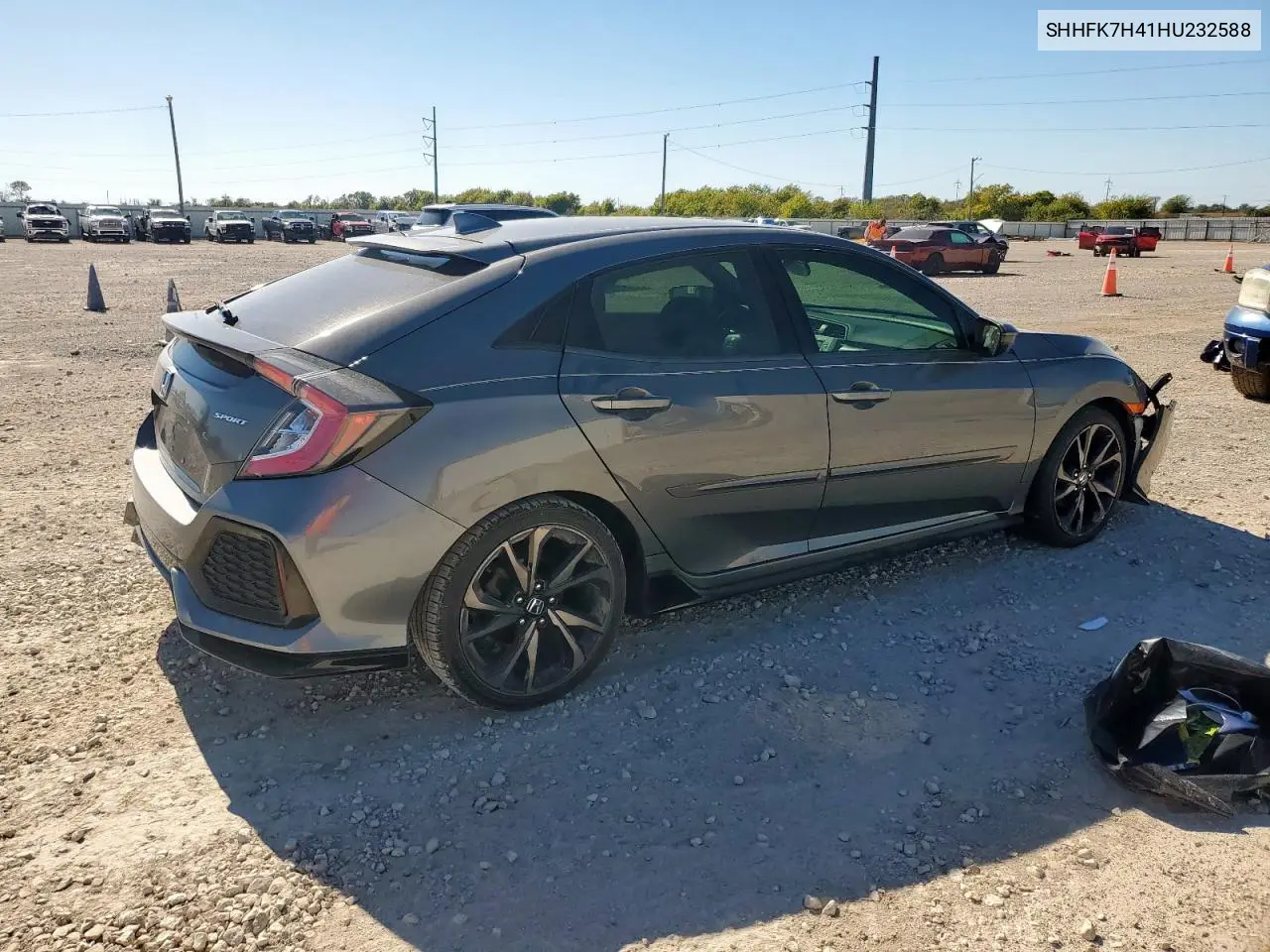 SHHFK7H41HU232588 2017 Honda Civic Sport
