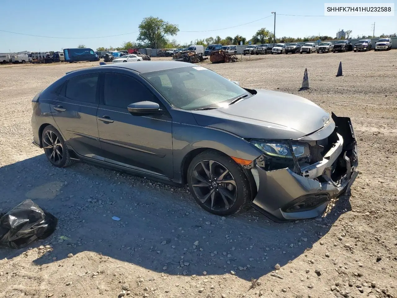SHHFK7H41HU232588 2017 Honda Civic Sport