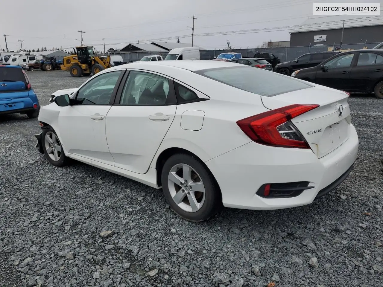 2HGFC2F54HH024102 2017 Honda Civic Lx