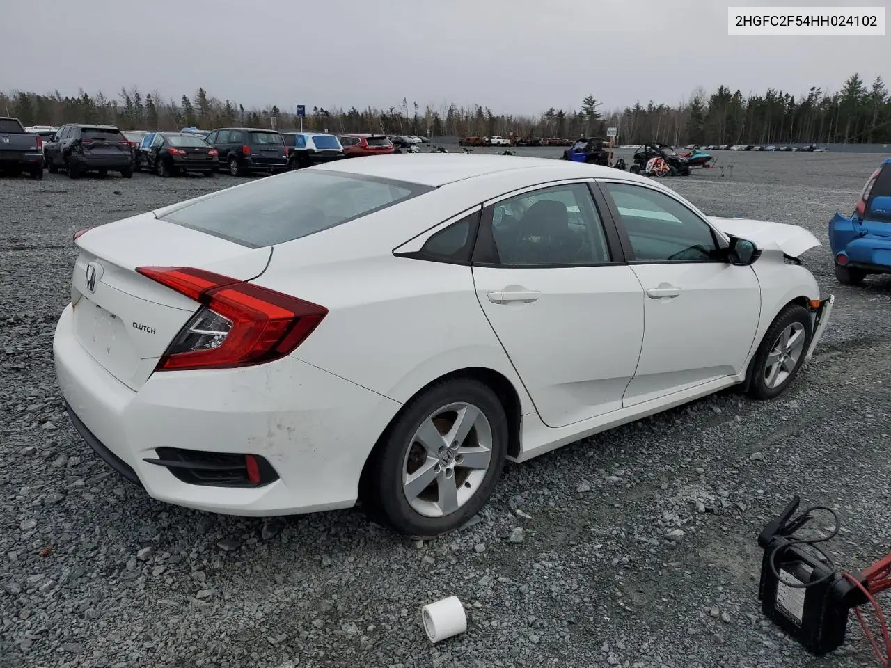2HGFC2F54HH024102 2017 Honda Civic Lx