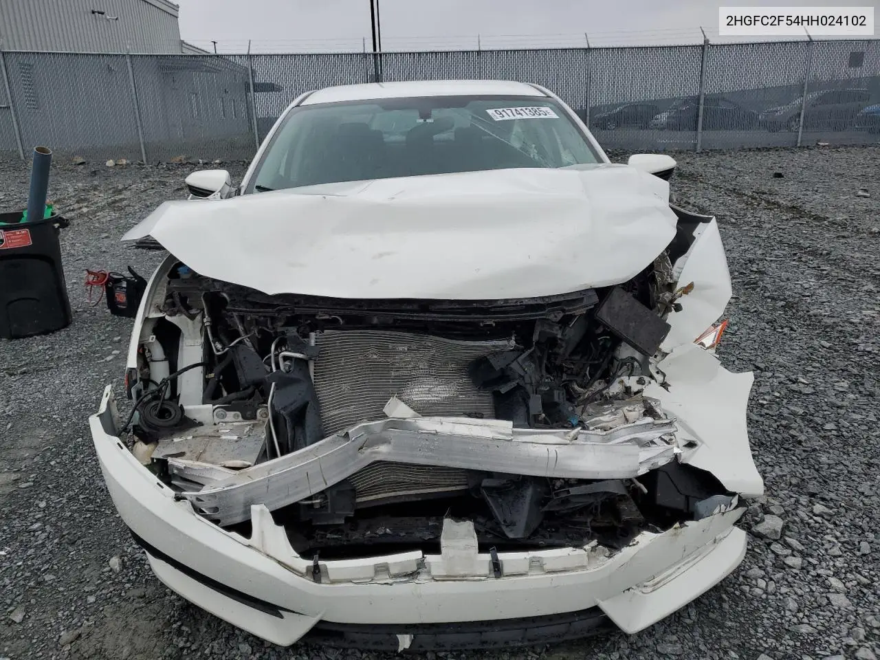 2HGFC2F54HH024102 2017 Honda Civic Lx