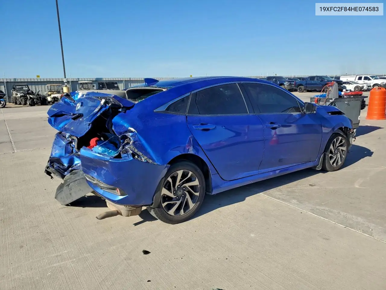 19XFC2F84HE074583 2017 Honda Civic Ex
