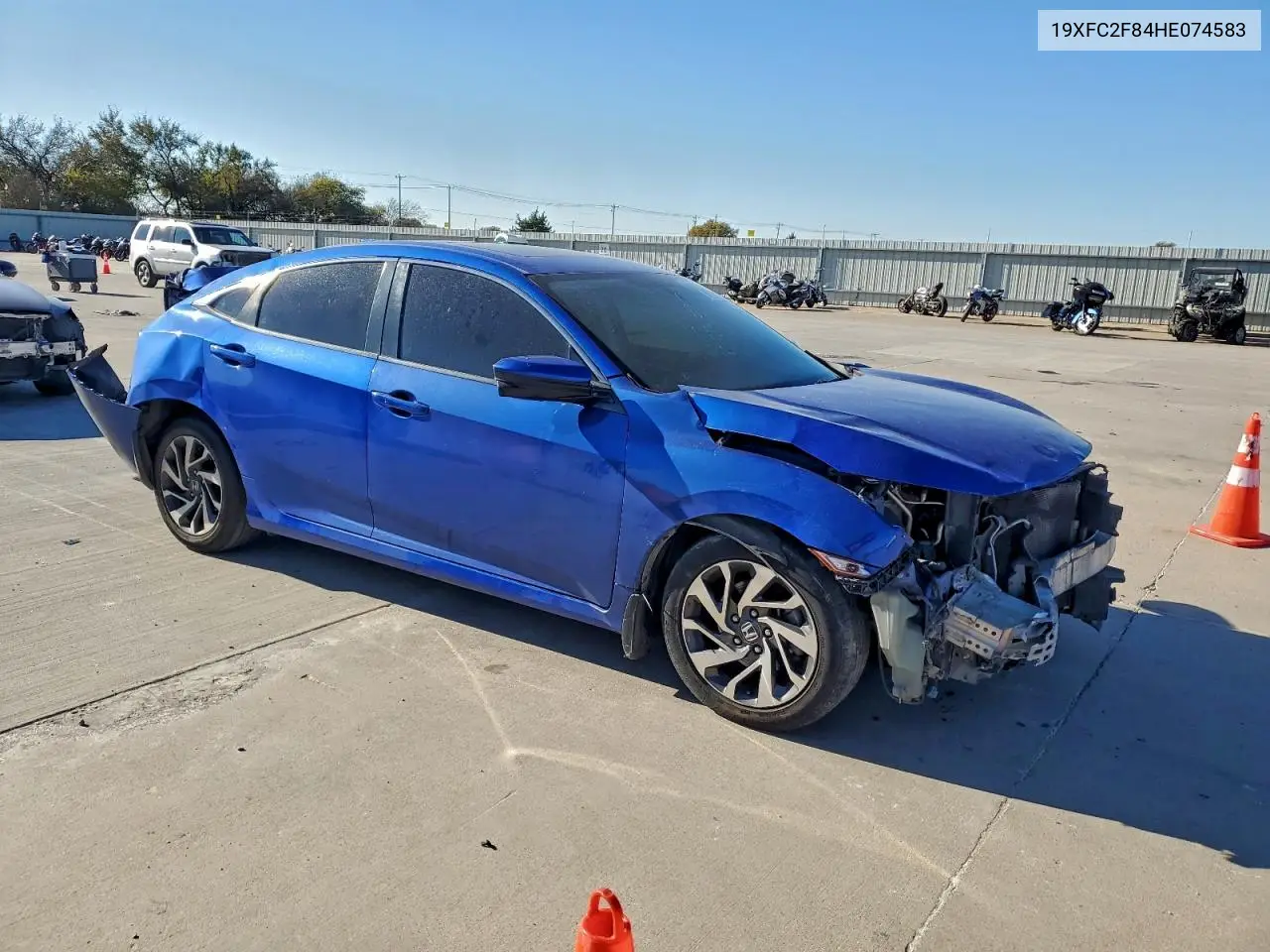 19XFC2F84HE074583 2017 Honda Civic Ex