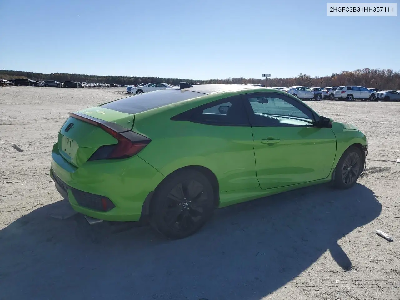 2HGFC3B31HH357111 2017 Honda Civic Ex