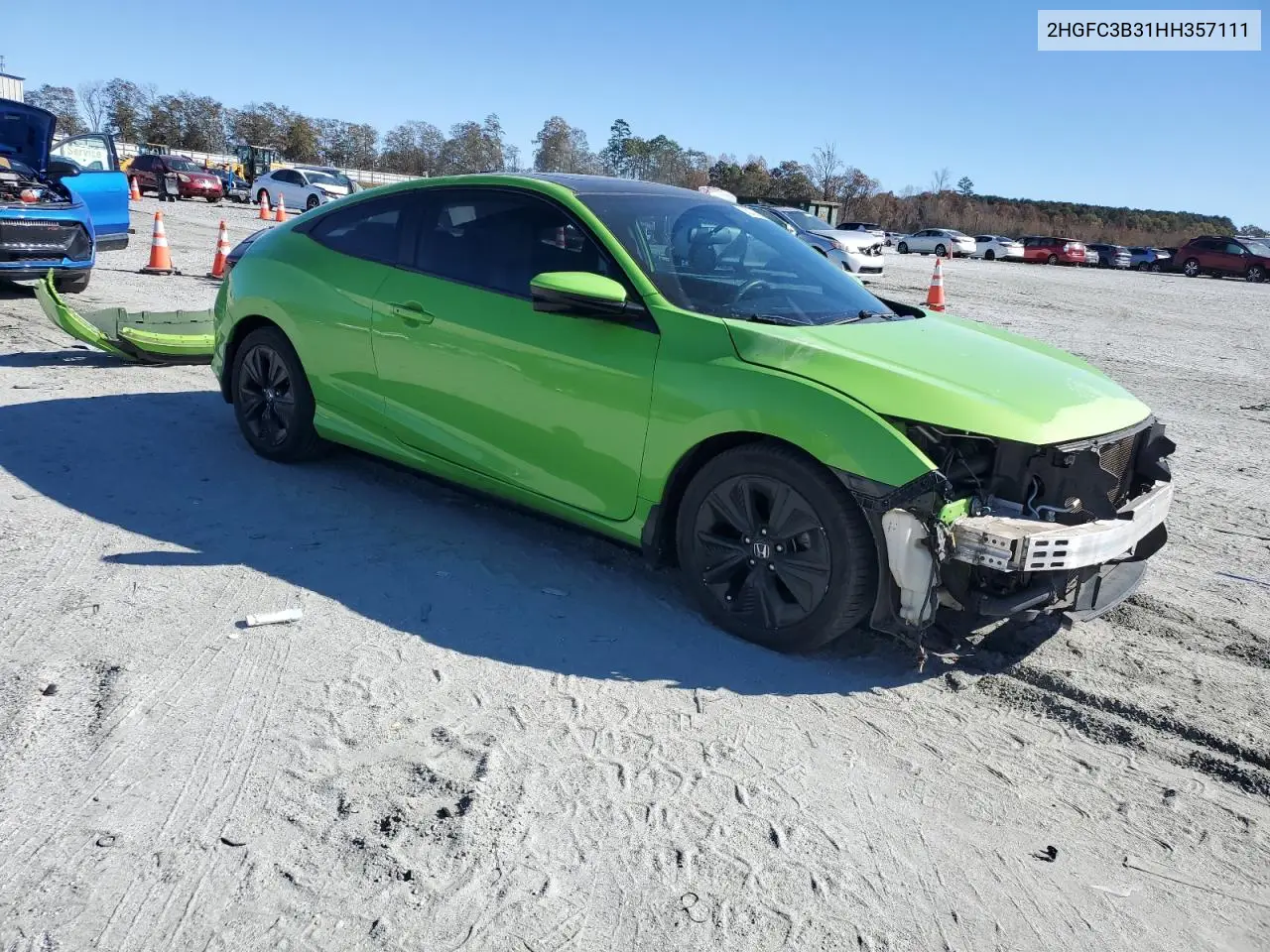 2HGFC3B31HH357111 2017 Honda Civic Ex
