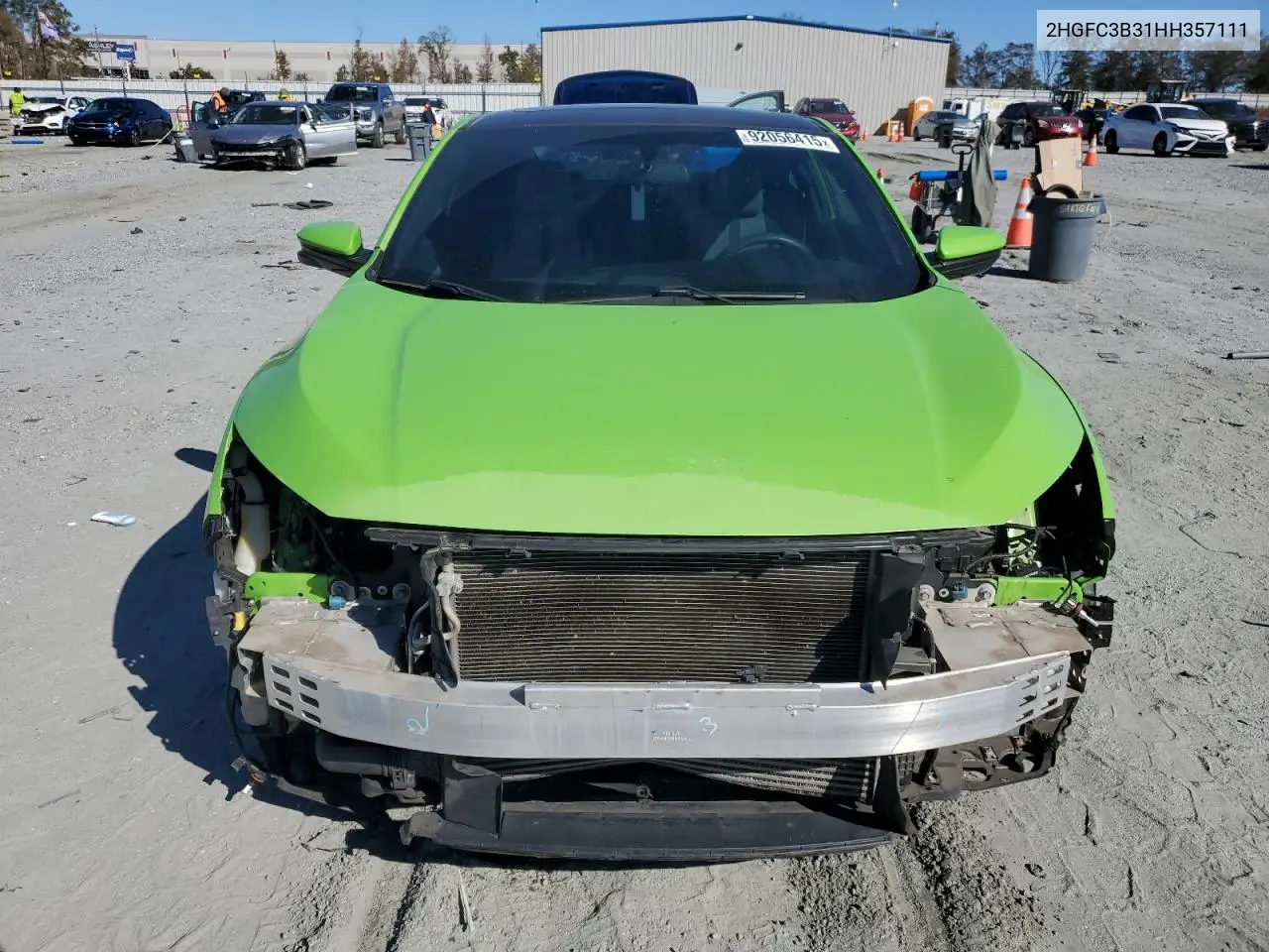 2HGFC3B31HH357111 2017 Honda Civic Ex