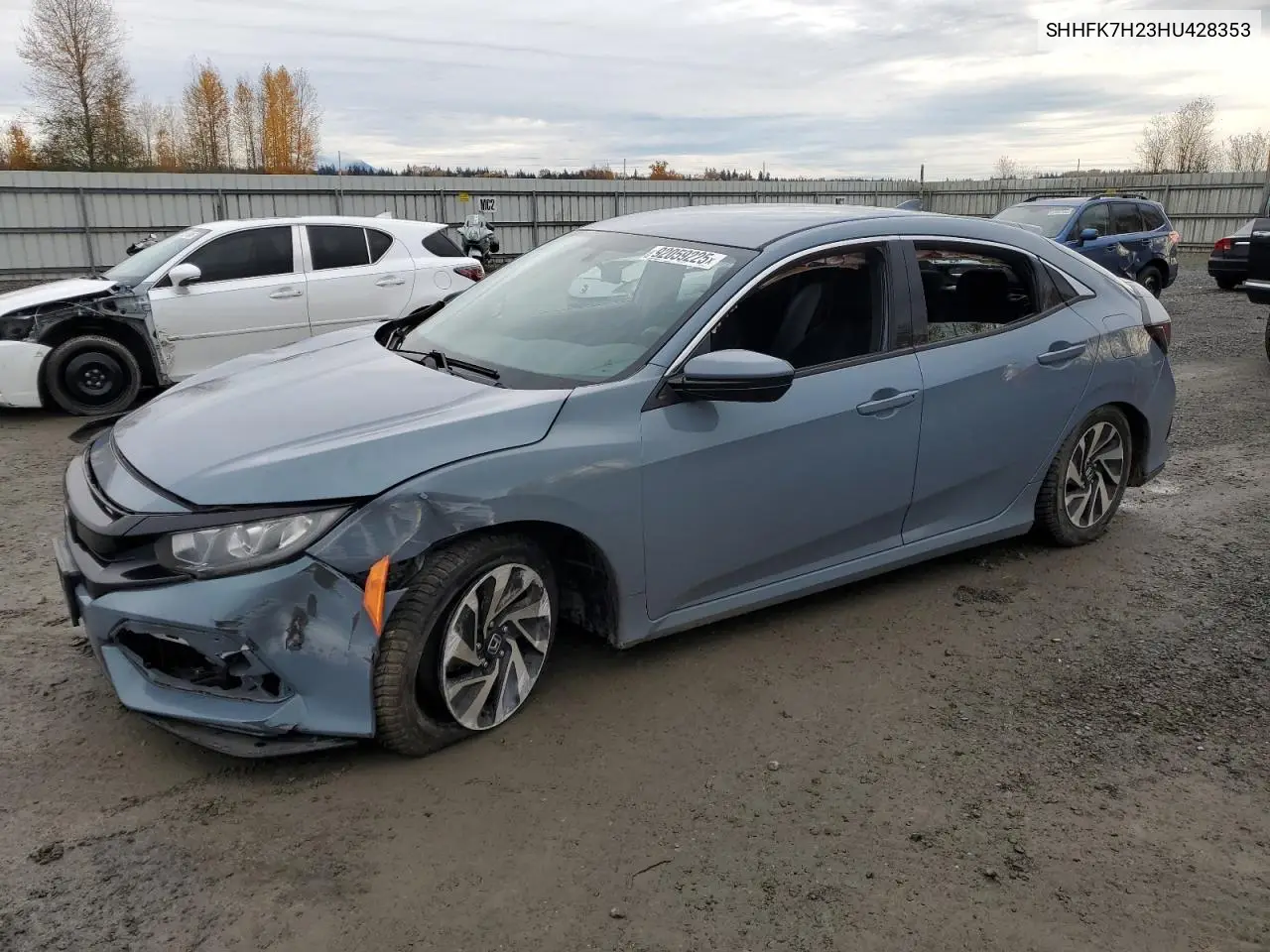 SHHFK7H23HU428353 2017 Honda Civic Lx