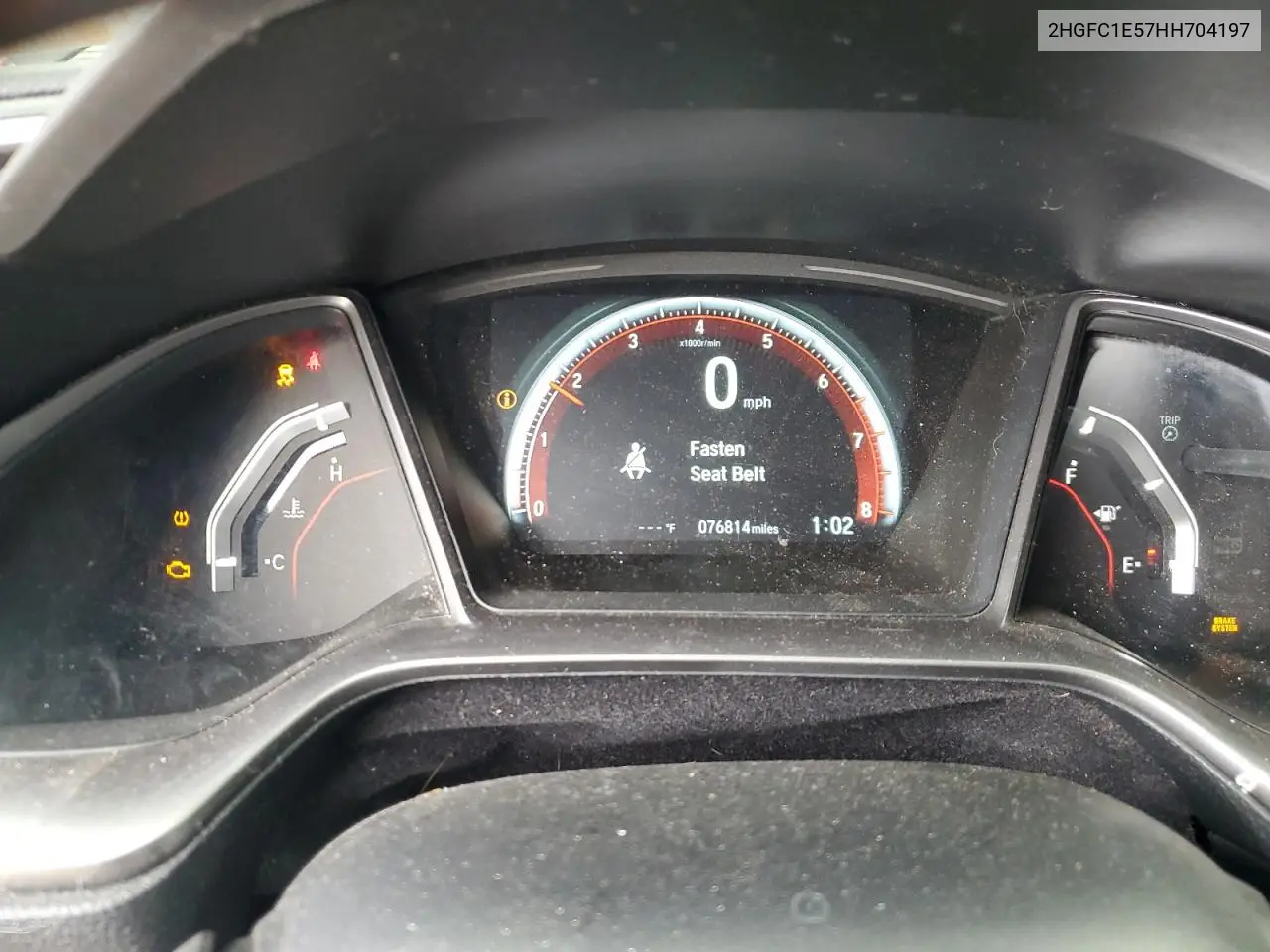 2HGFC1E57HH704197 2017 Honda Civic Si