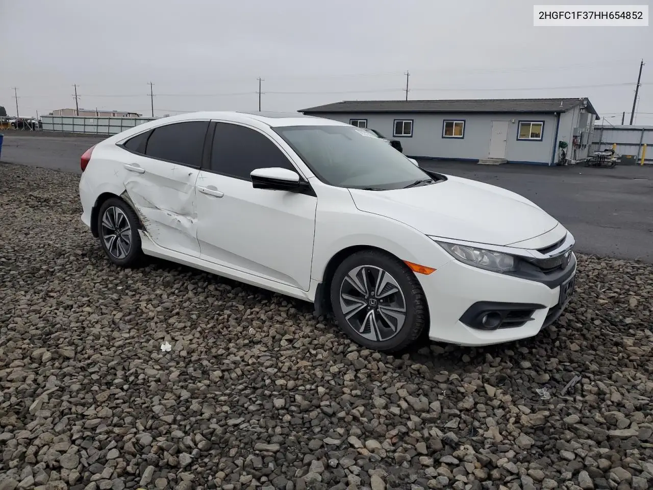 2HGFC1F37HH654852 2017 Honda Civic Ex