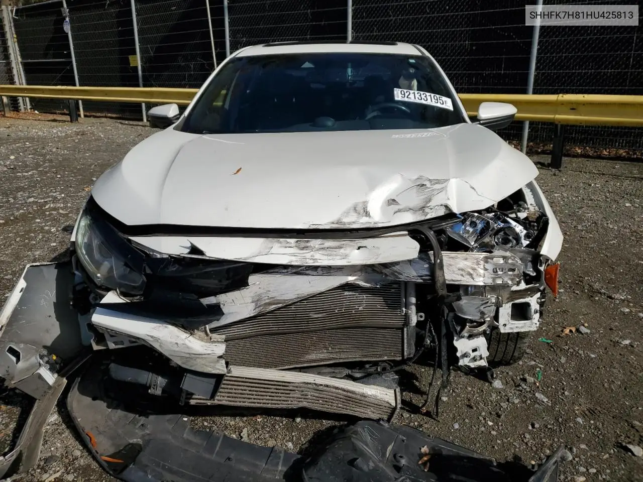 SHHFK7H81HU425813 2017 Honda Civic Exl