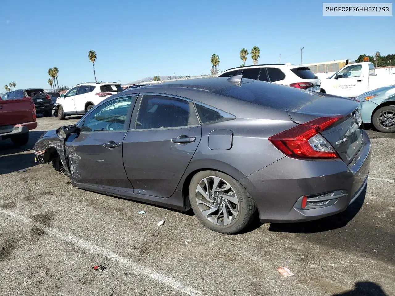 2HGFC2F76HH571793 2017 Honda Civic Ex