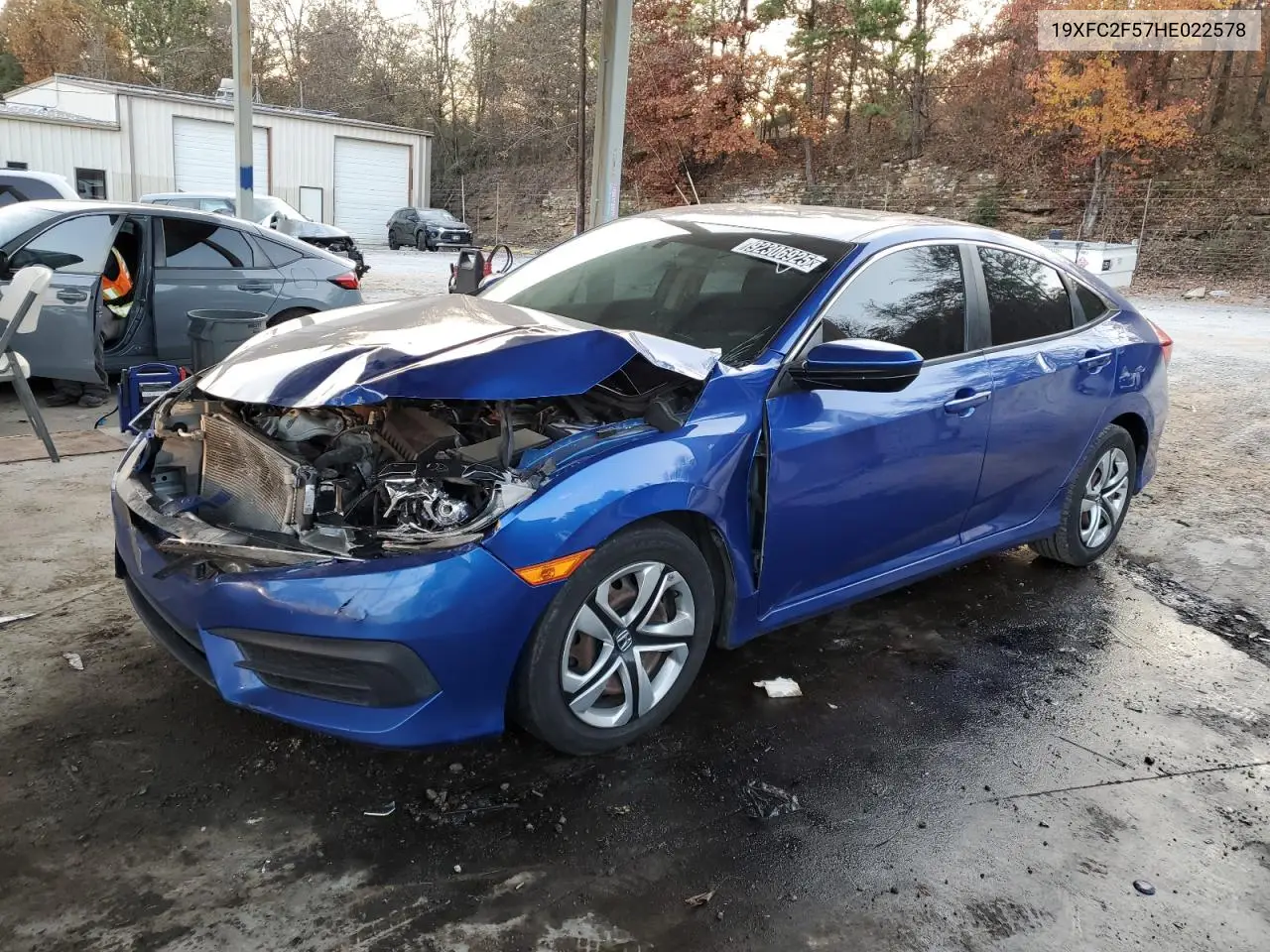 19XFC2F57HE022578 2017 Honda Civic Lx