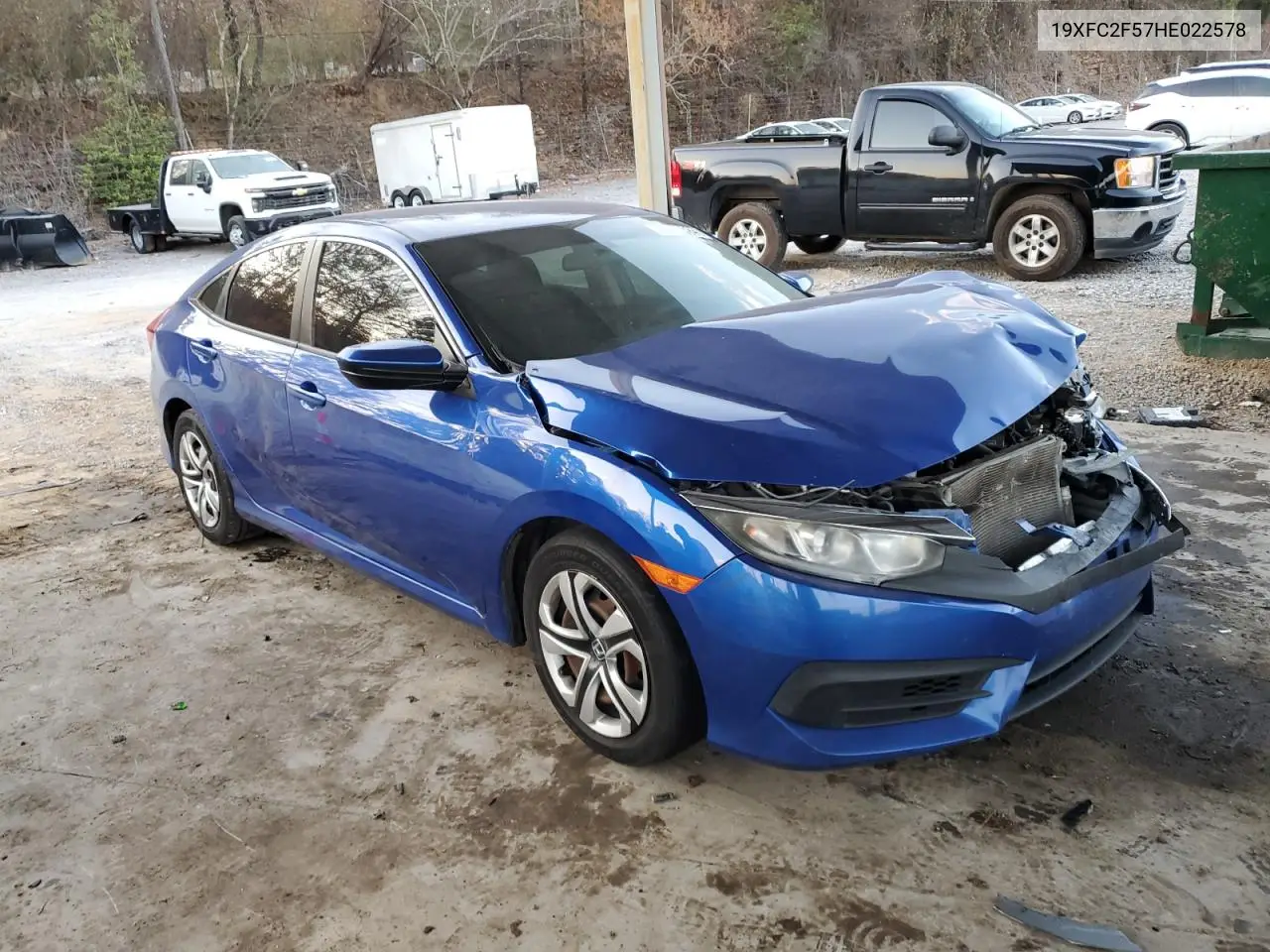 19XFC2F57HE022578 2017 Honda Civic Lx