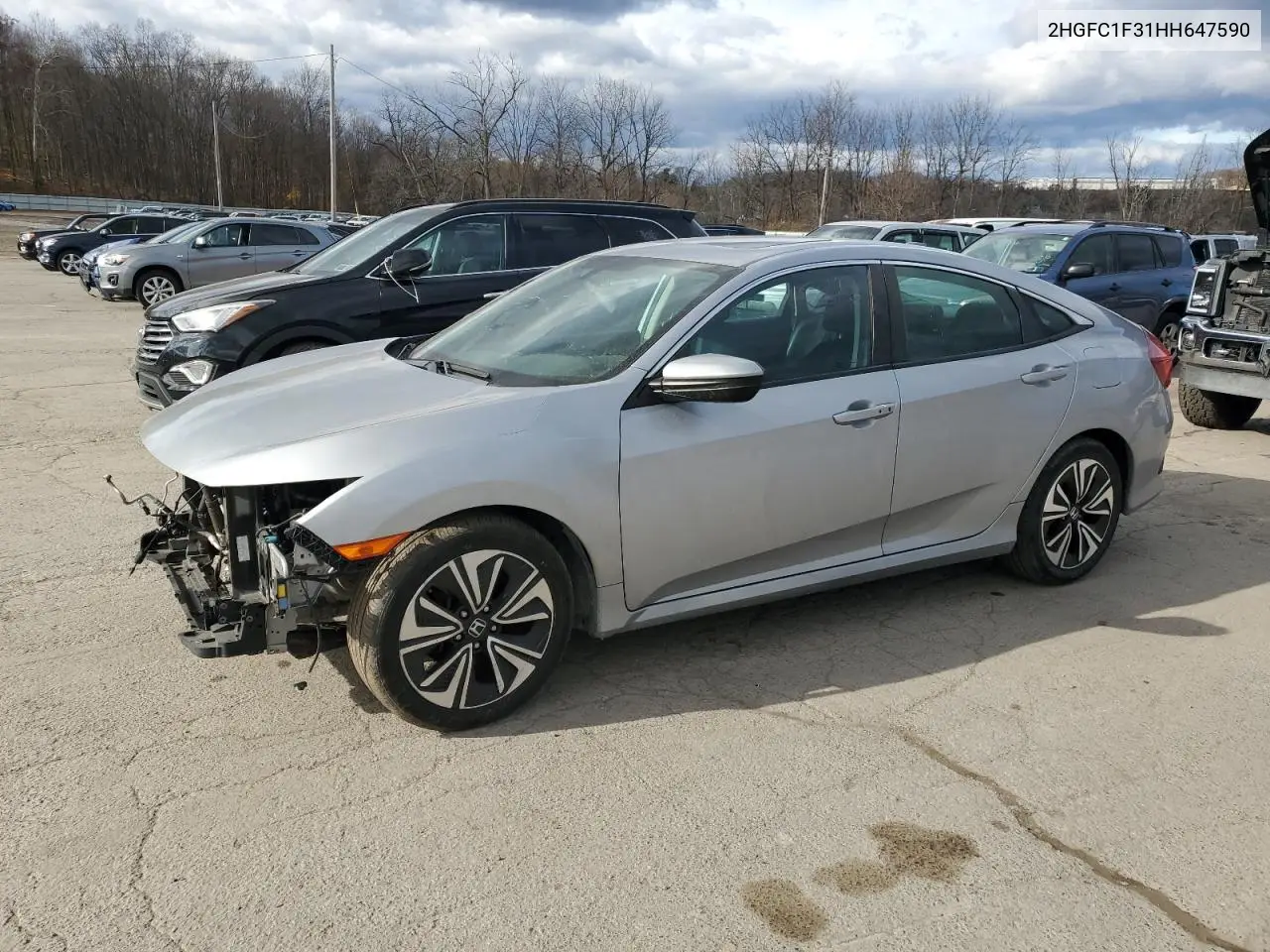 2HGFC1F31HH647590 2017 Honda Civic Ex