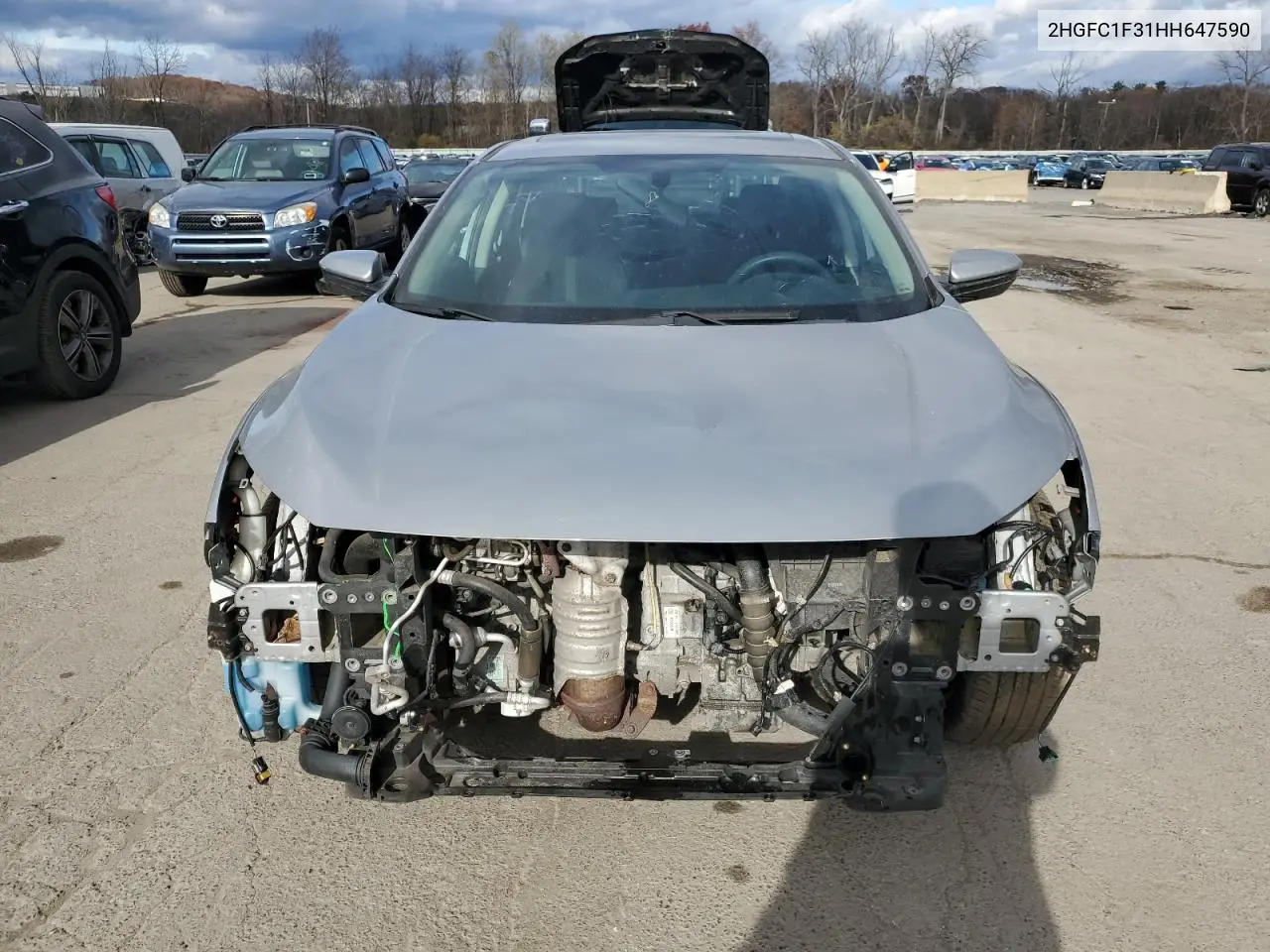 2HGFC1F31HH647590 2017 Honda Civic Ex