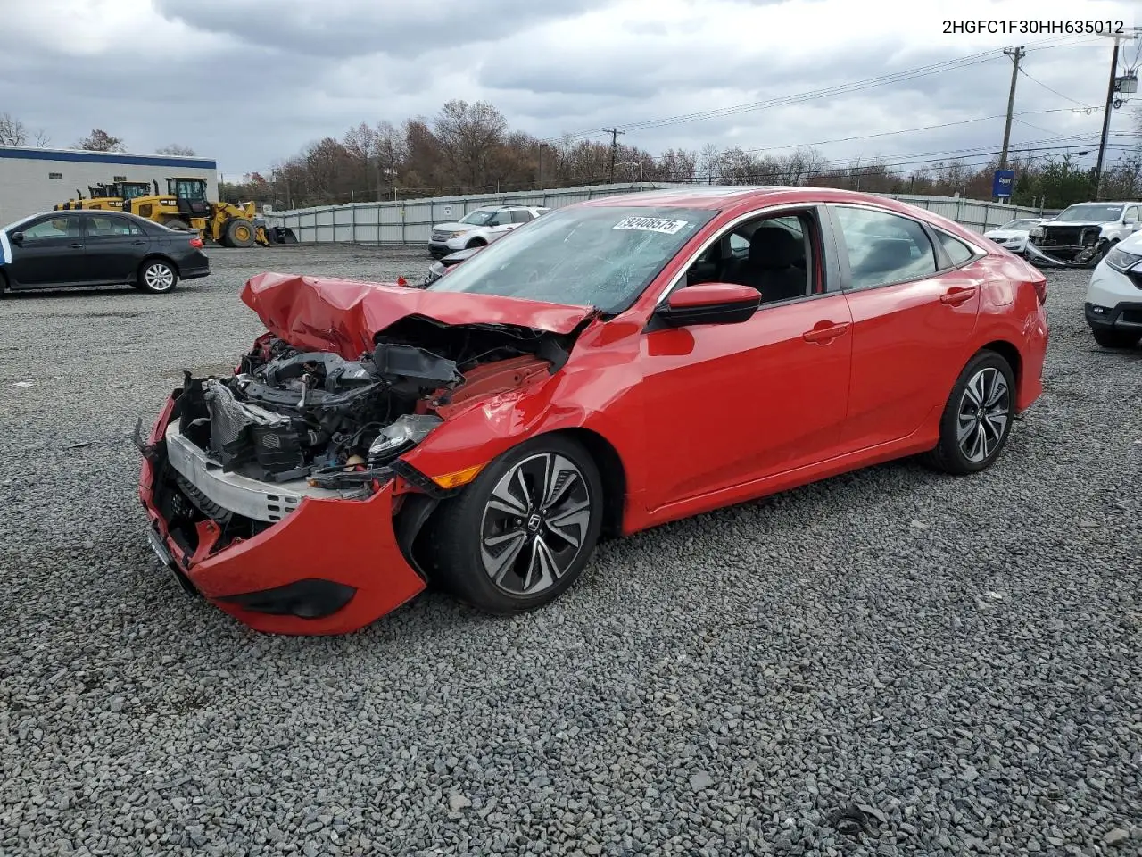 2HGFC1F30HH635012 2017 Honda Civic Ex