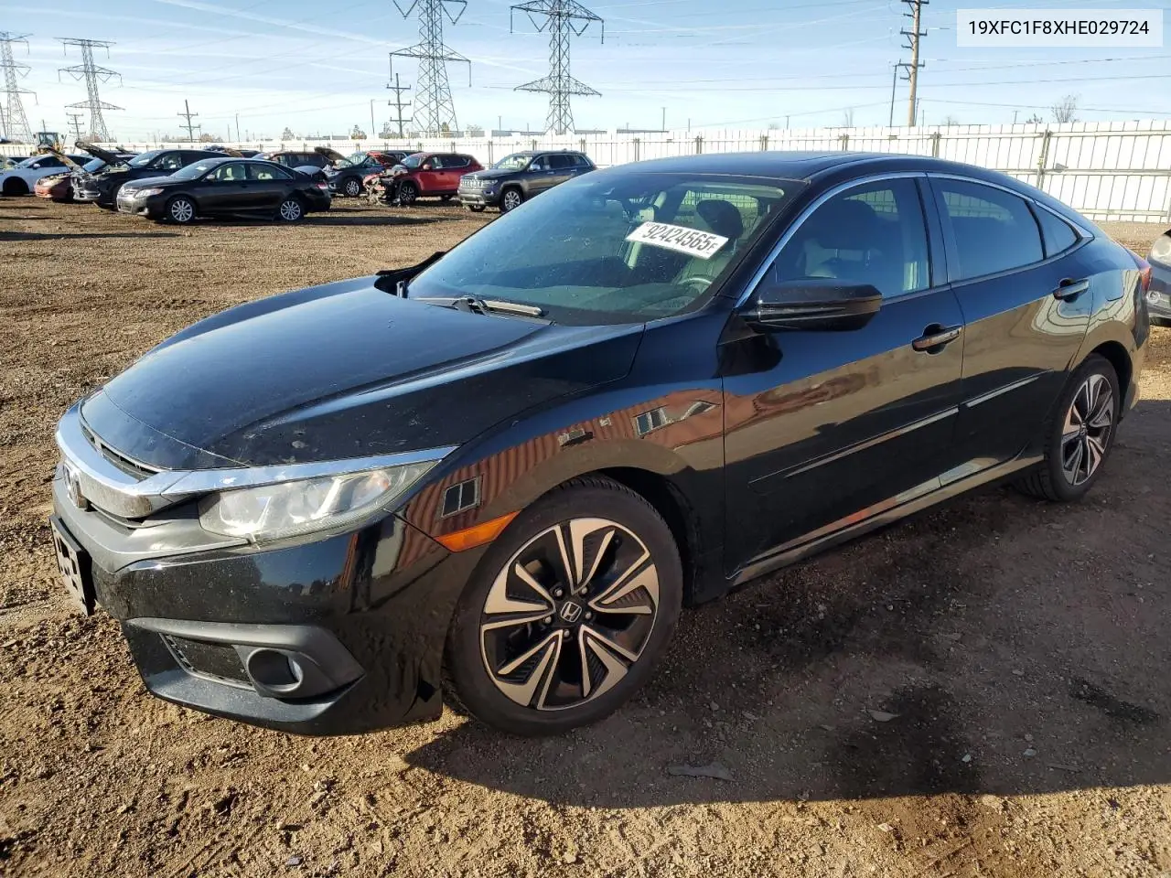 19XFC1F8XHE029724 2017 Honda Civic Ex