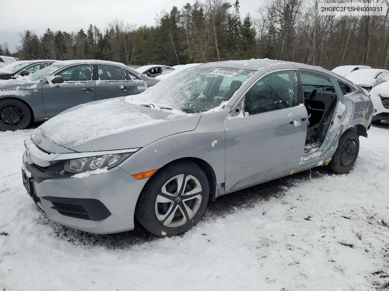 2HGFC2F55HH009351 2017 Honda Civic Lx