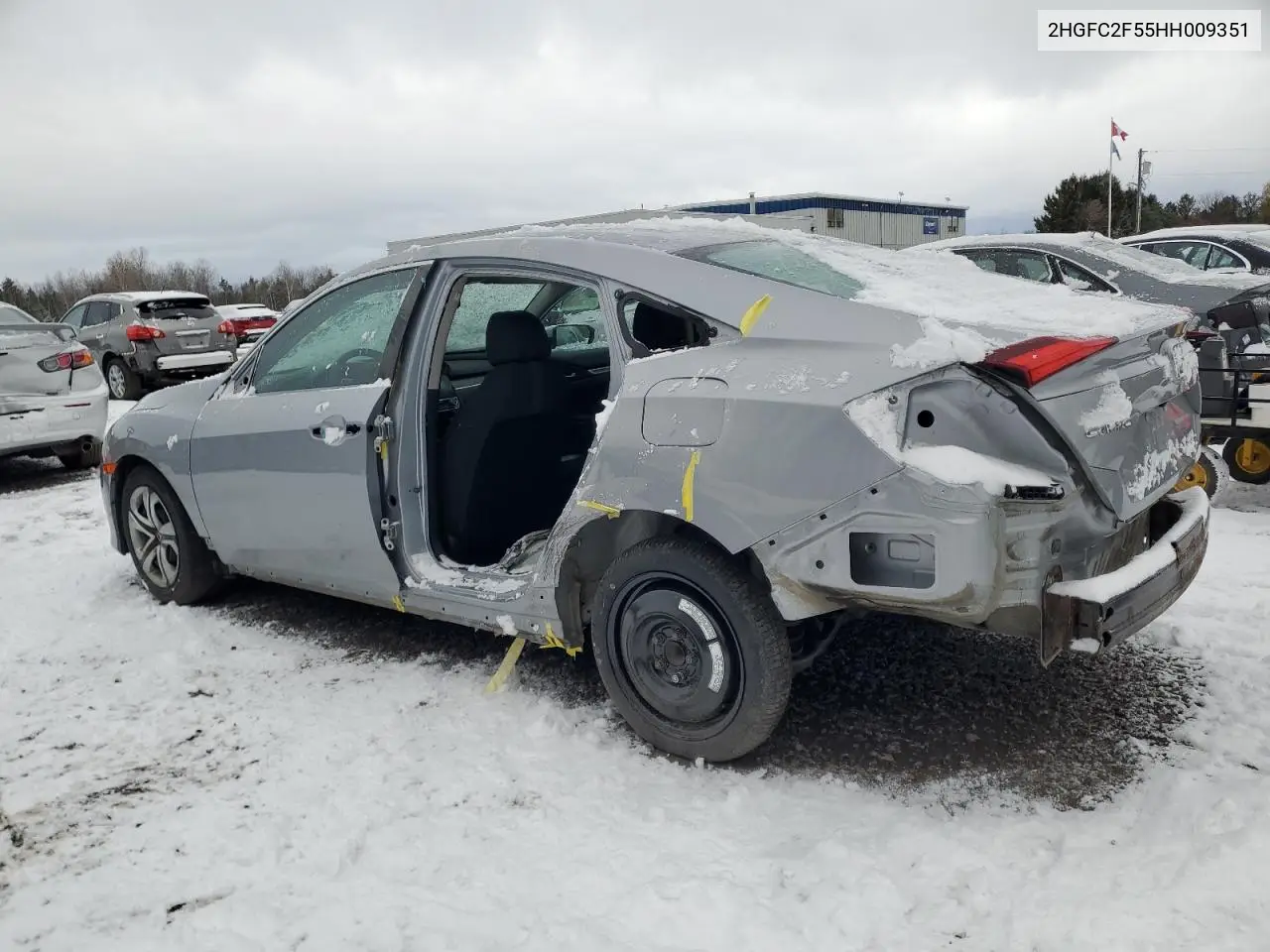 2HGFC2F55HH009351 2017 Honda Civic Lx