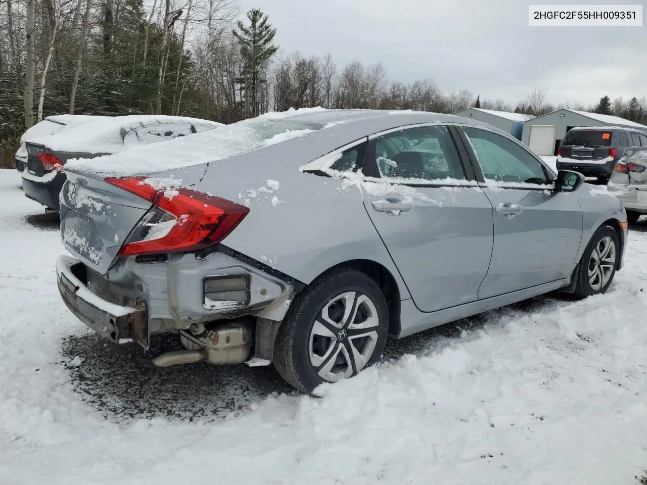 2HGFC2F55HH009351 2017 Honda Civic Lx
