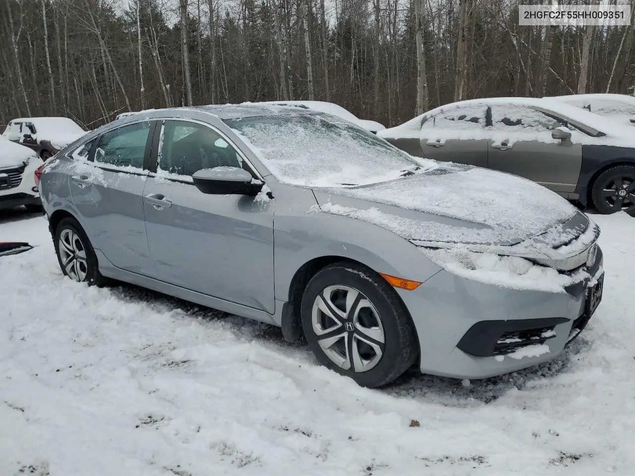 2HGFC2F55HH009351 2017 Honda Civic Lx