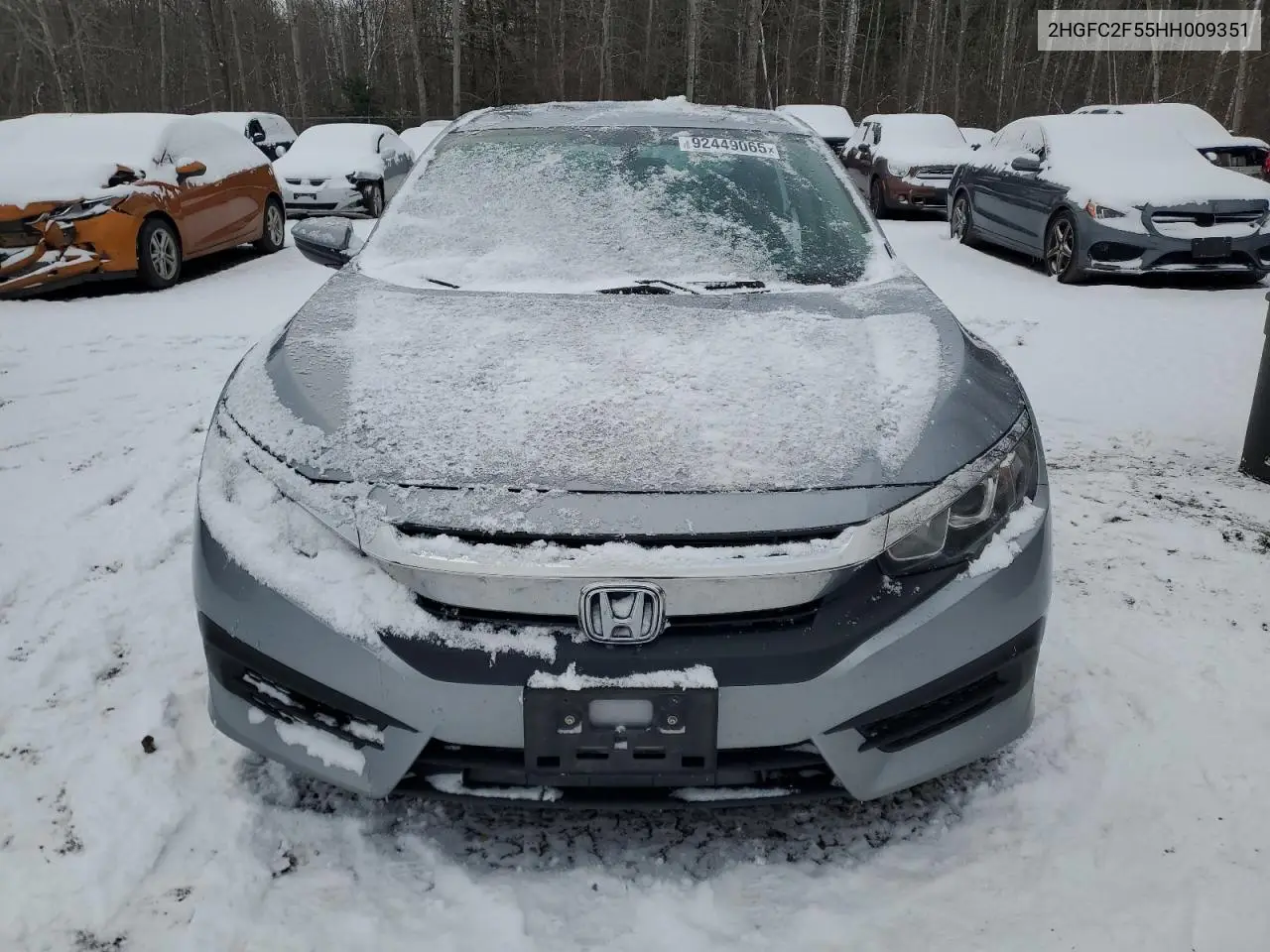 2HGFC2F55HH009351 2017 Honda Civic Lx