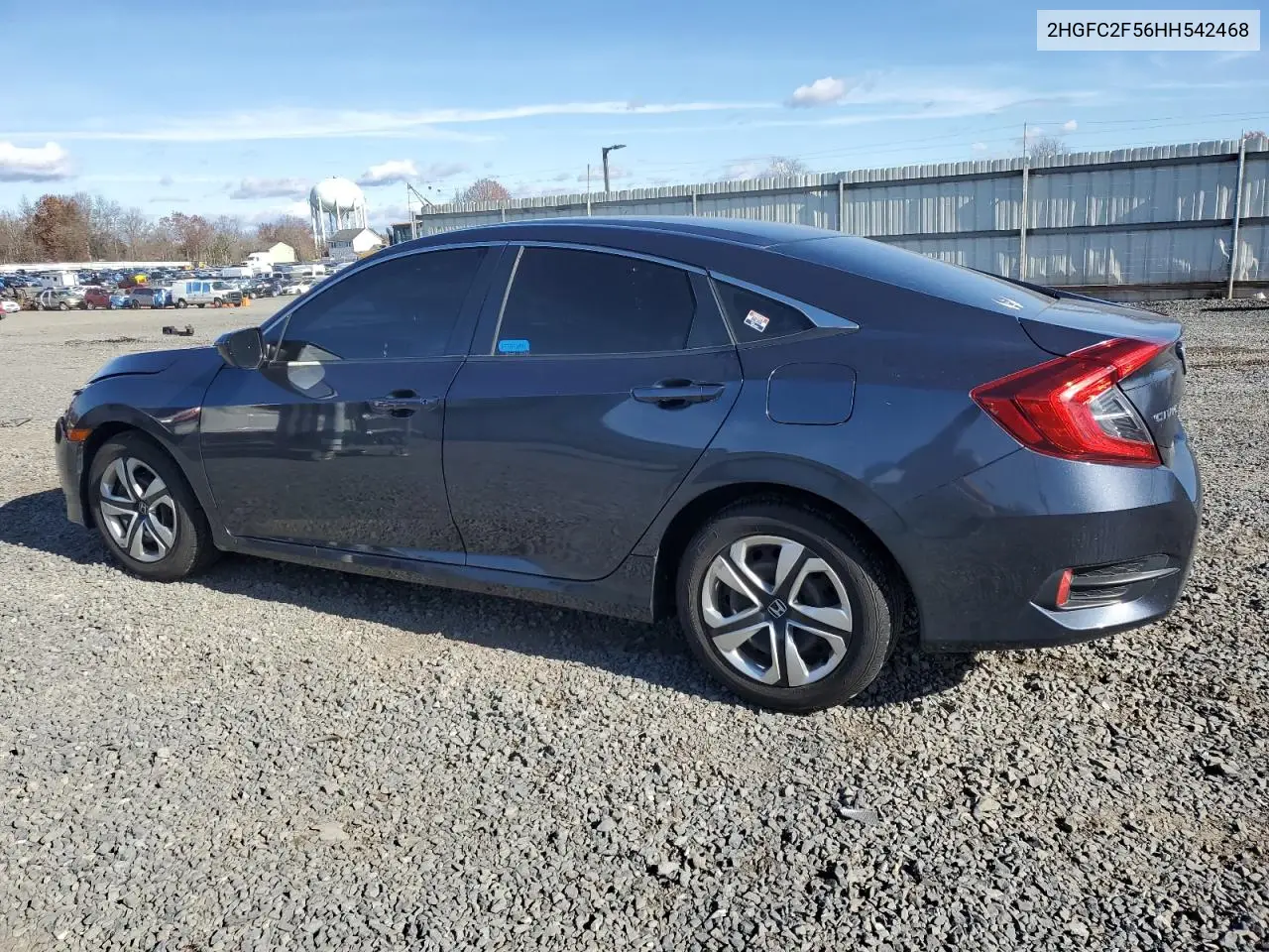 2HGFC2F56HH542468 2017 Honda Civic Lx