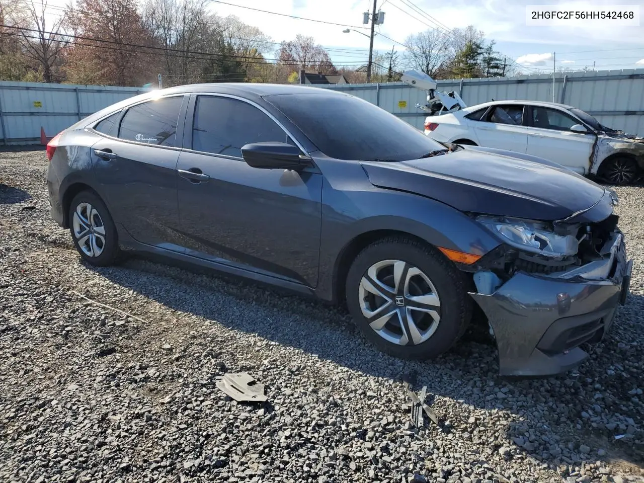 2HGFC2F56HH542468 2017 Honda Civic Lx