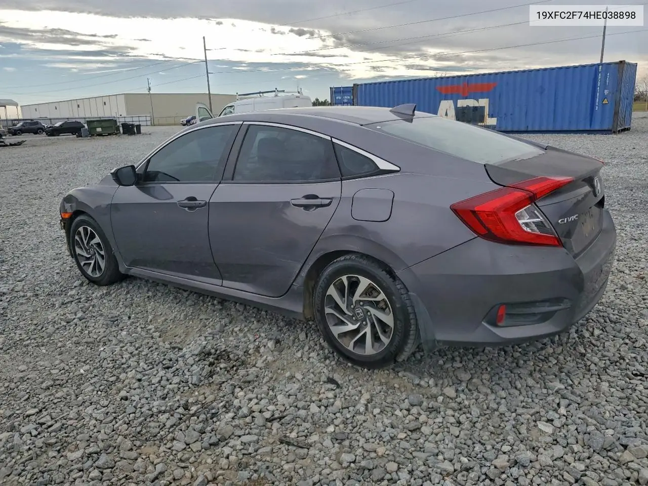 19XFC2F74HE038898 2017 Honda Civic Ex