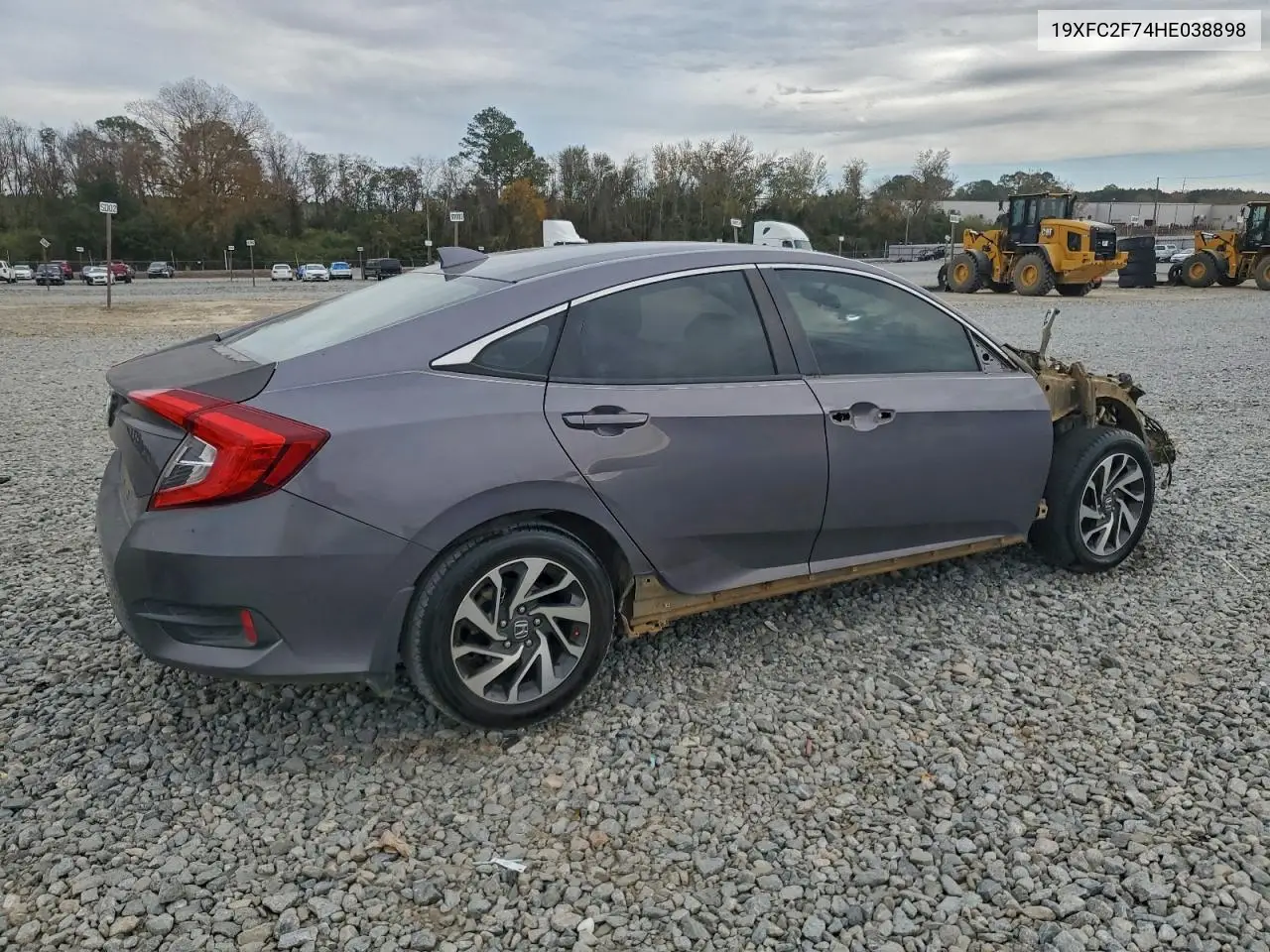 19XFC2F74HE038898 2017 Honda Civic Ex
