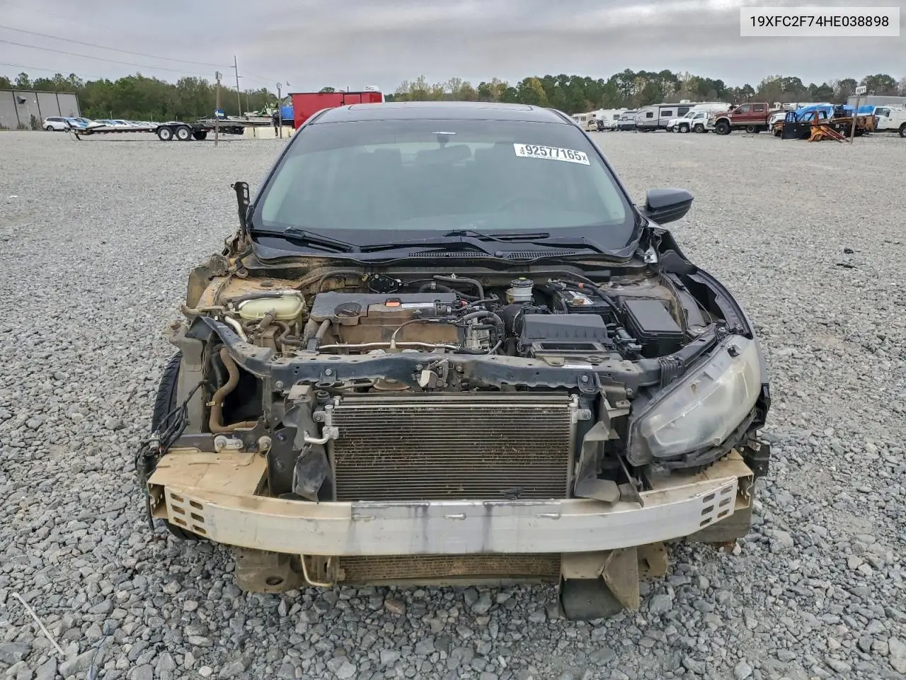 19XFC2F74HE038898 2017 Honda Civic Ex