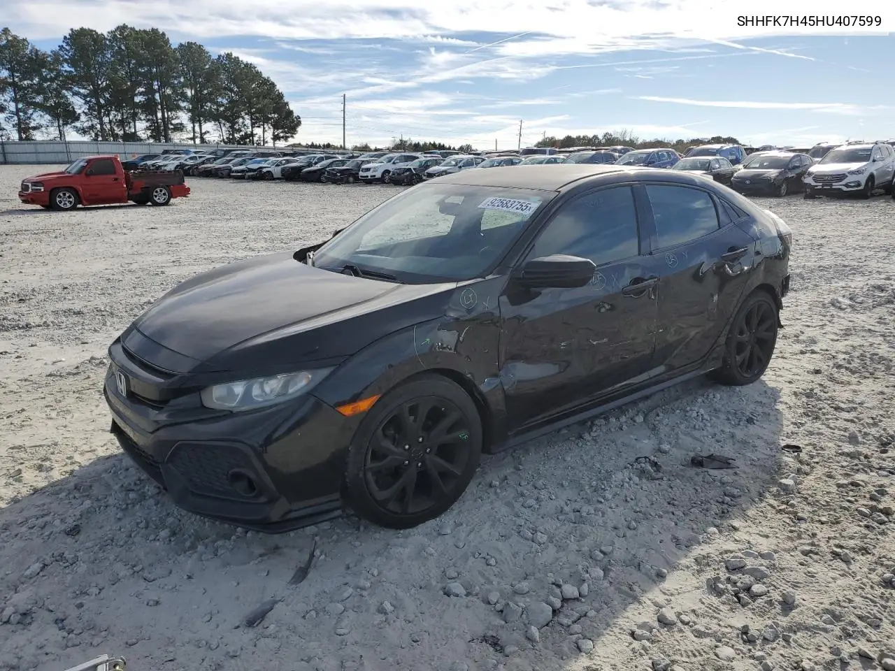 SHHFK7H45HU407599 2017 Honda Civic Sport