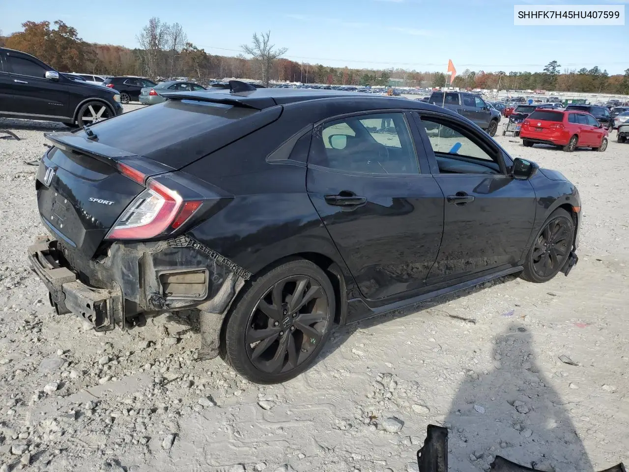 SHHFK7H45HU407599 2017 Honda Civic Sport