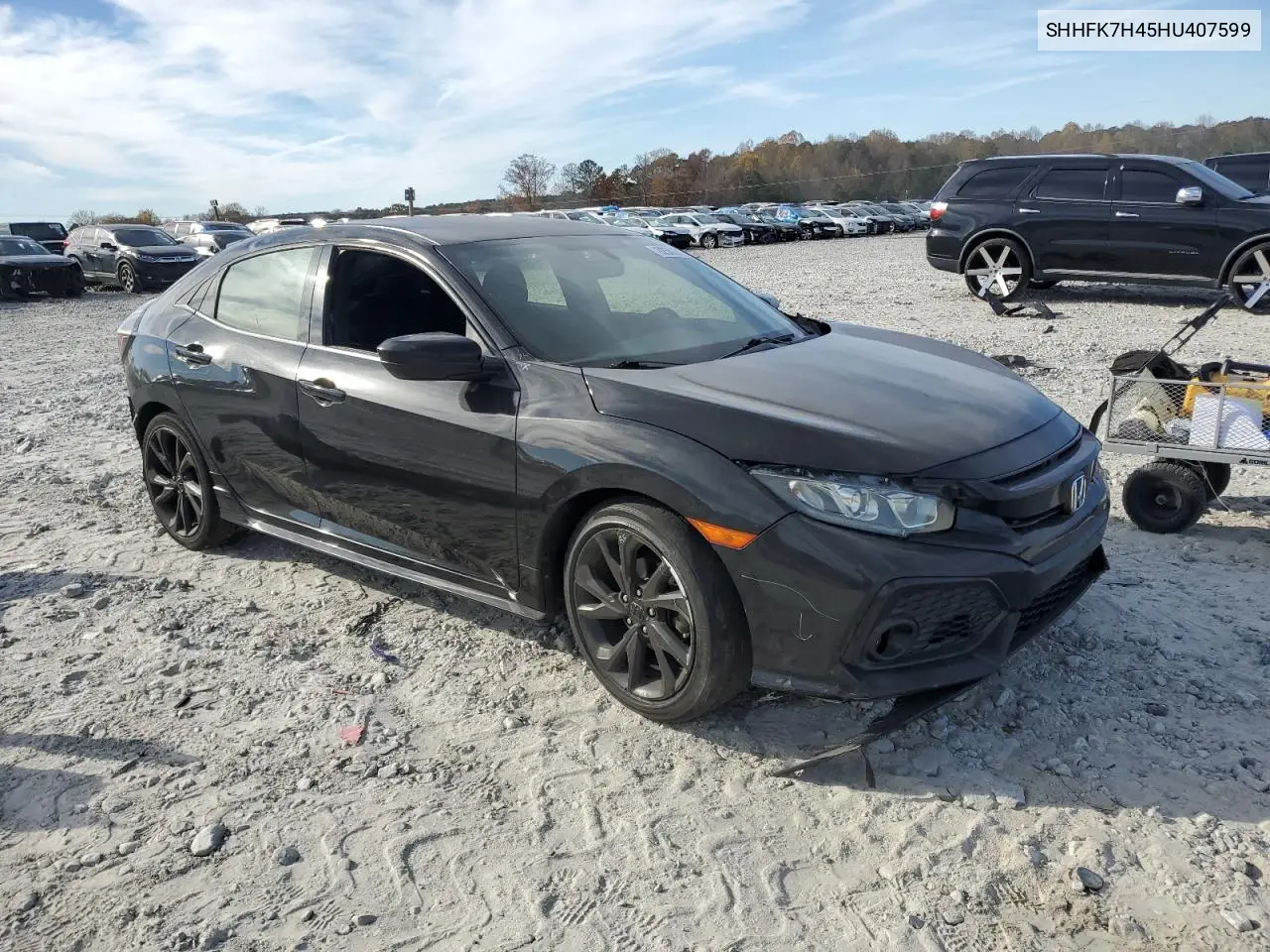 SHHFK7H45HU407599 2017 Honda Civic Sport
