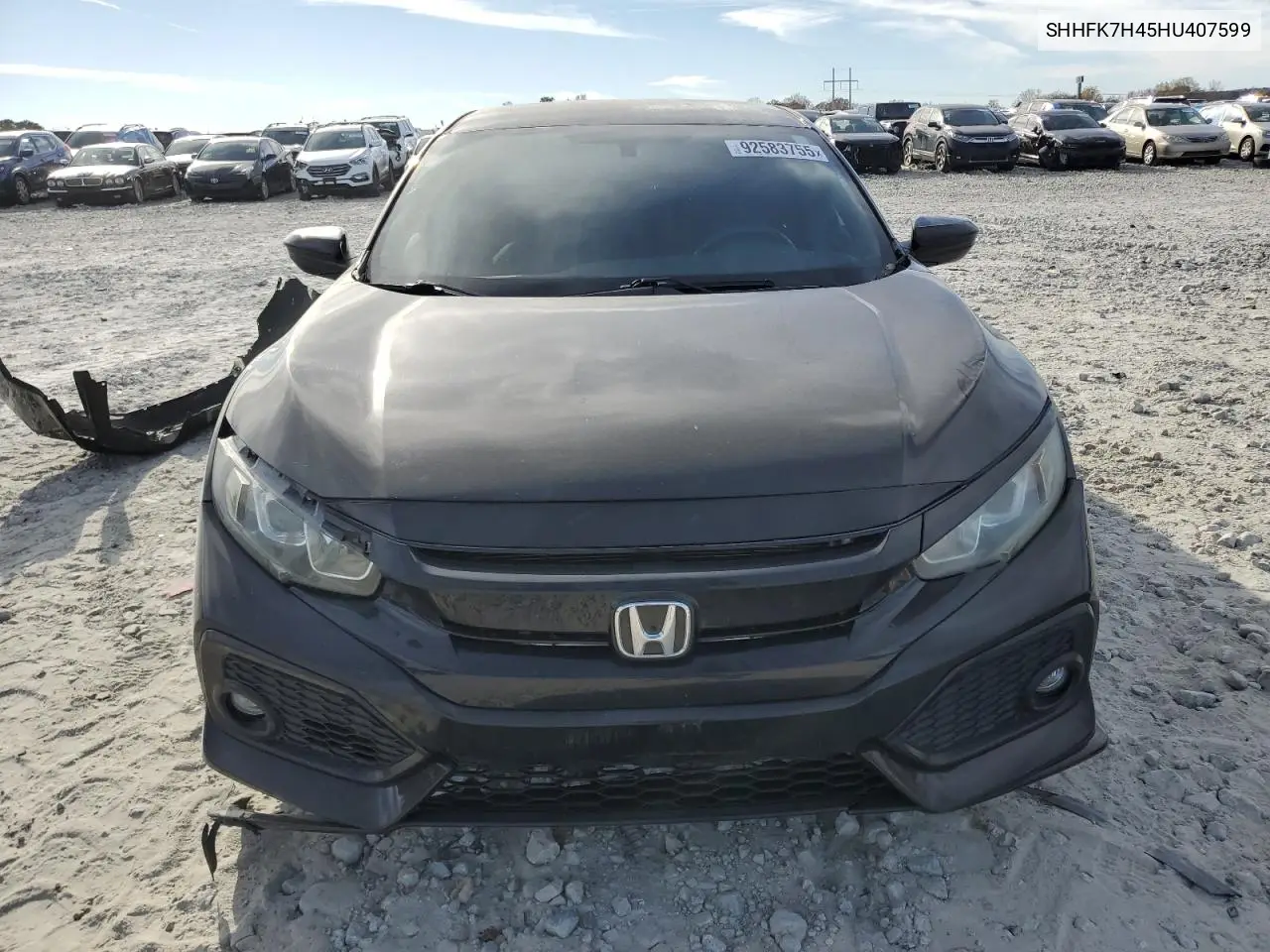 SHHFK7H45HU407599 2017 Honda Civic Sport