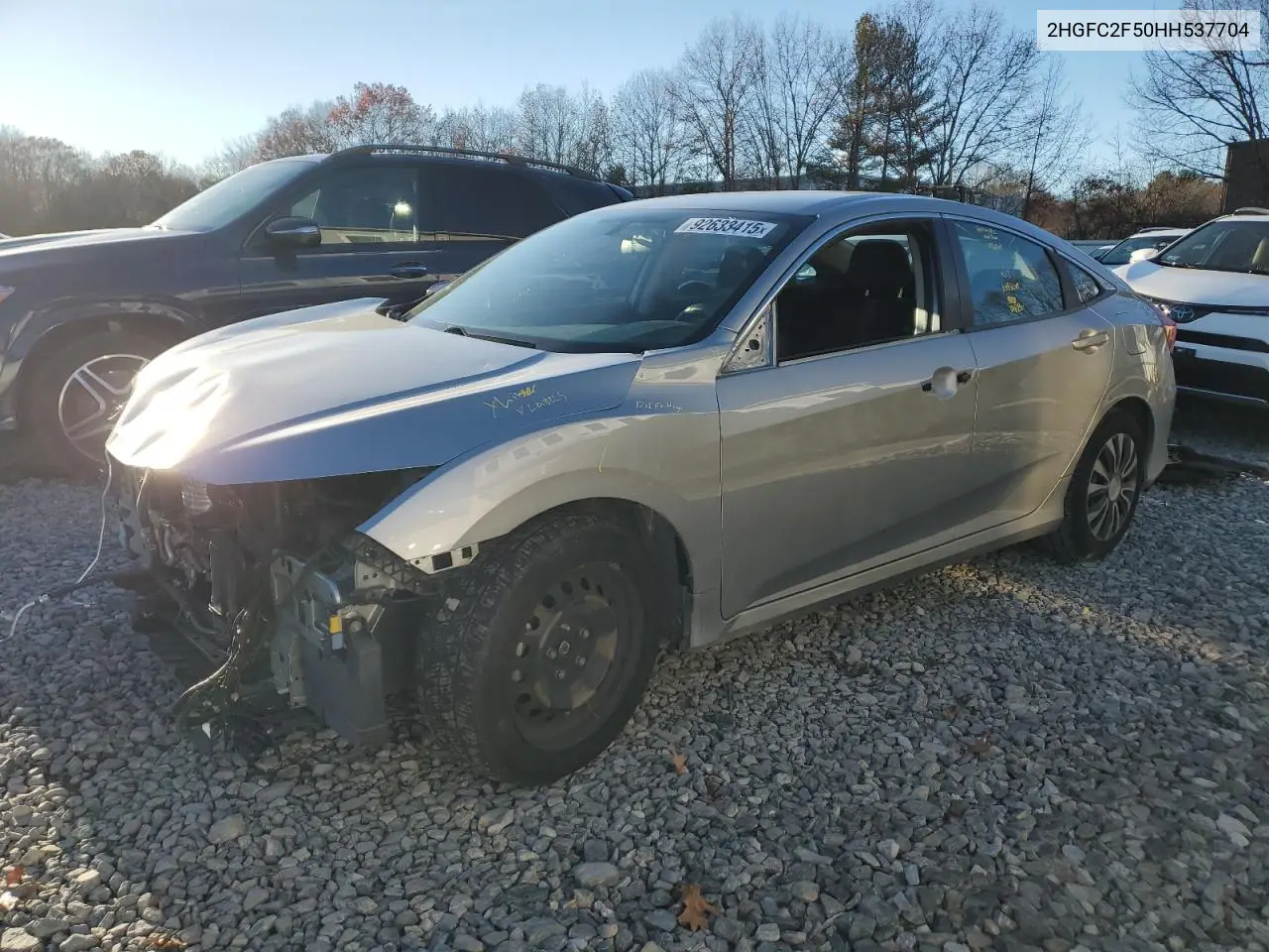 2HGFC2F50HH537704 2017 Honda Civic Lx