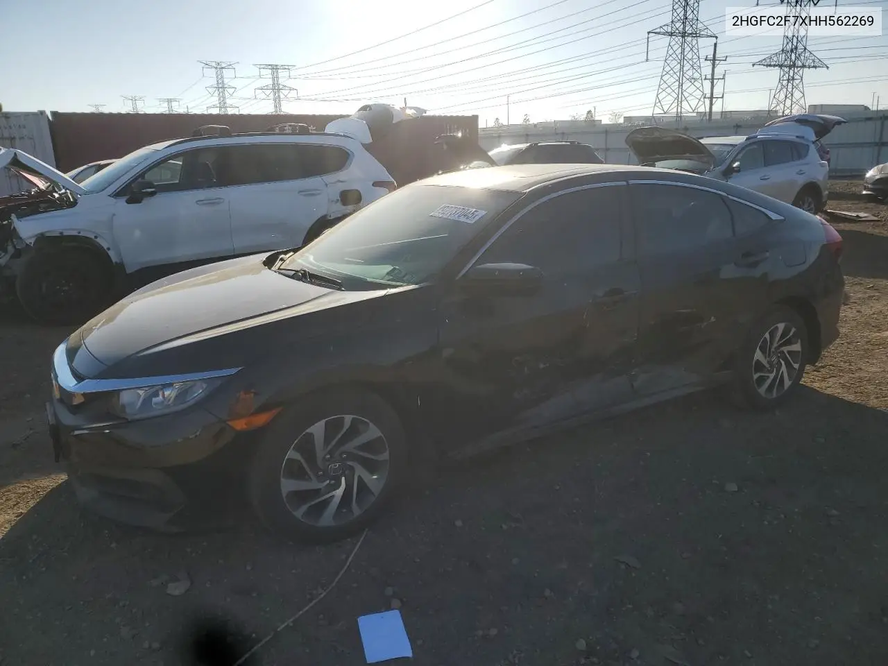 2HGFC2F7XHH562269 2017 Honda Civic Ex