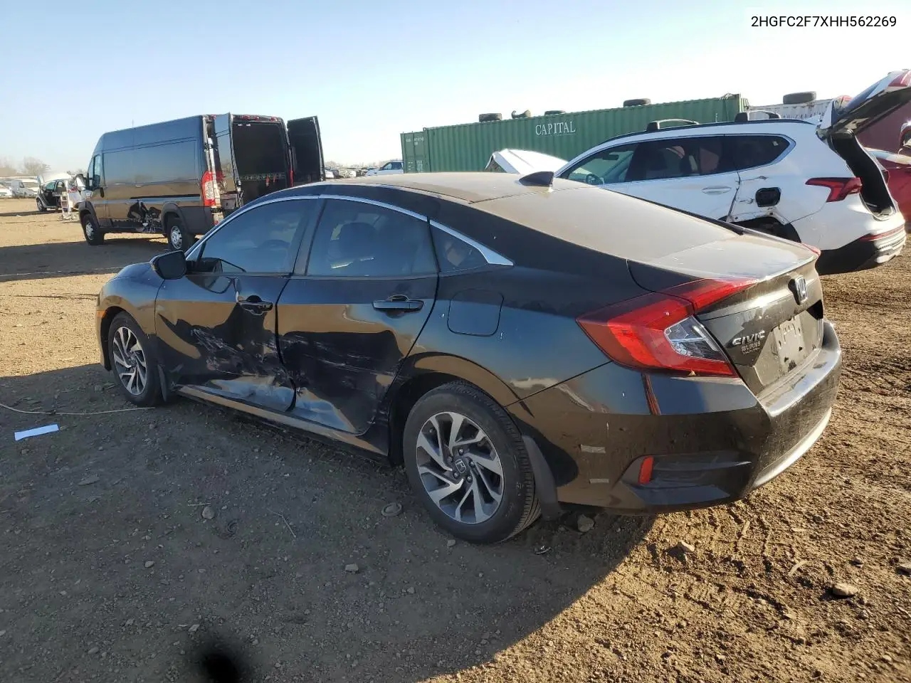 2HGFC2F7XHH562269 2017 Honda Civic Ex