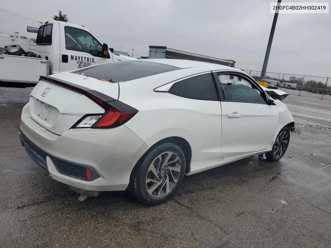 2HGFC4B02HH302419 2017 Honda Civic Lx