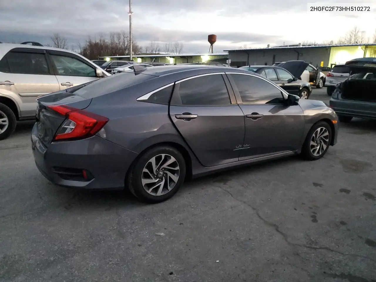 2HGFC2F73HH510272 2017 Honda Civic Ex