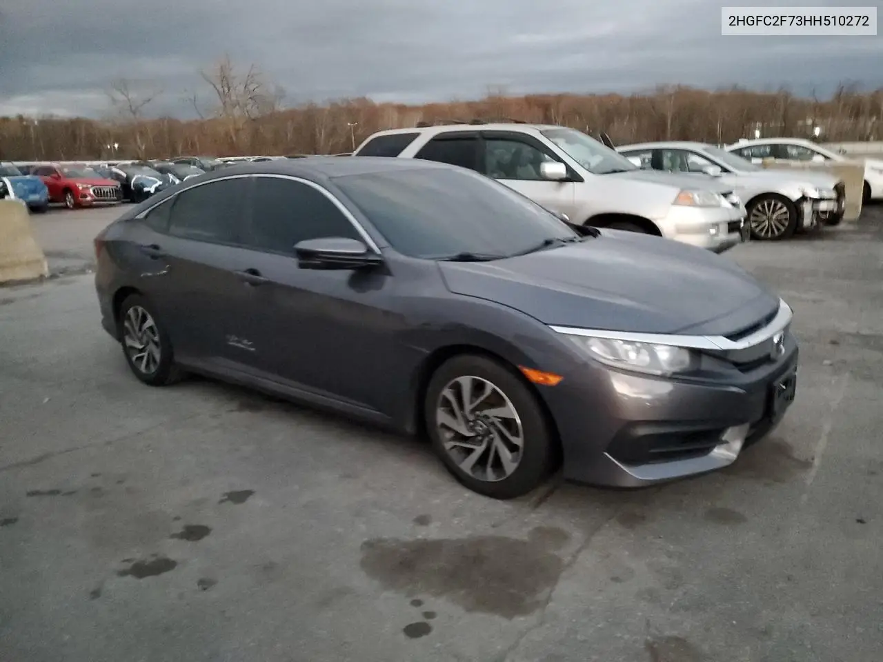 2HGFC2F73HH510272 2017 Honda Civic Ex